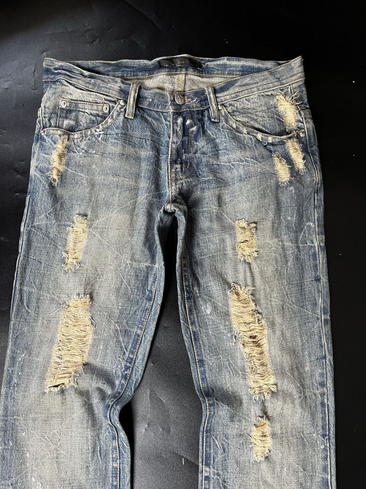 If Six Was Nine × Japanese Brand Midas Distressed Crash flare demin Size US 30 / EU 46 - 5 Thumbnail