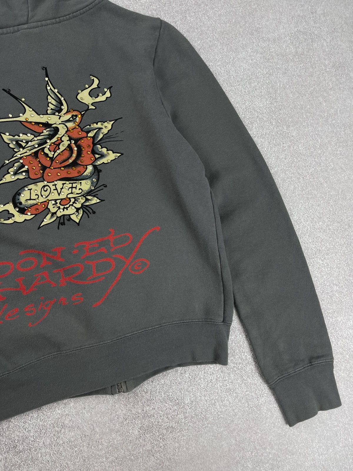 Christian Audigier × Ed Hardy × Vintage Vintage Y2k Ed Hardy by Christian Audigier Hoodie Japan Size M / US 6-8 / IT 42-44 - 13 Thumbnail