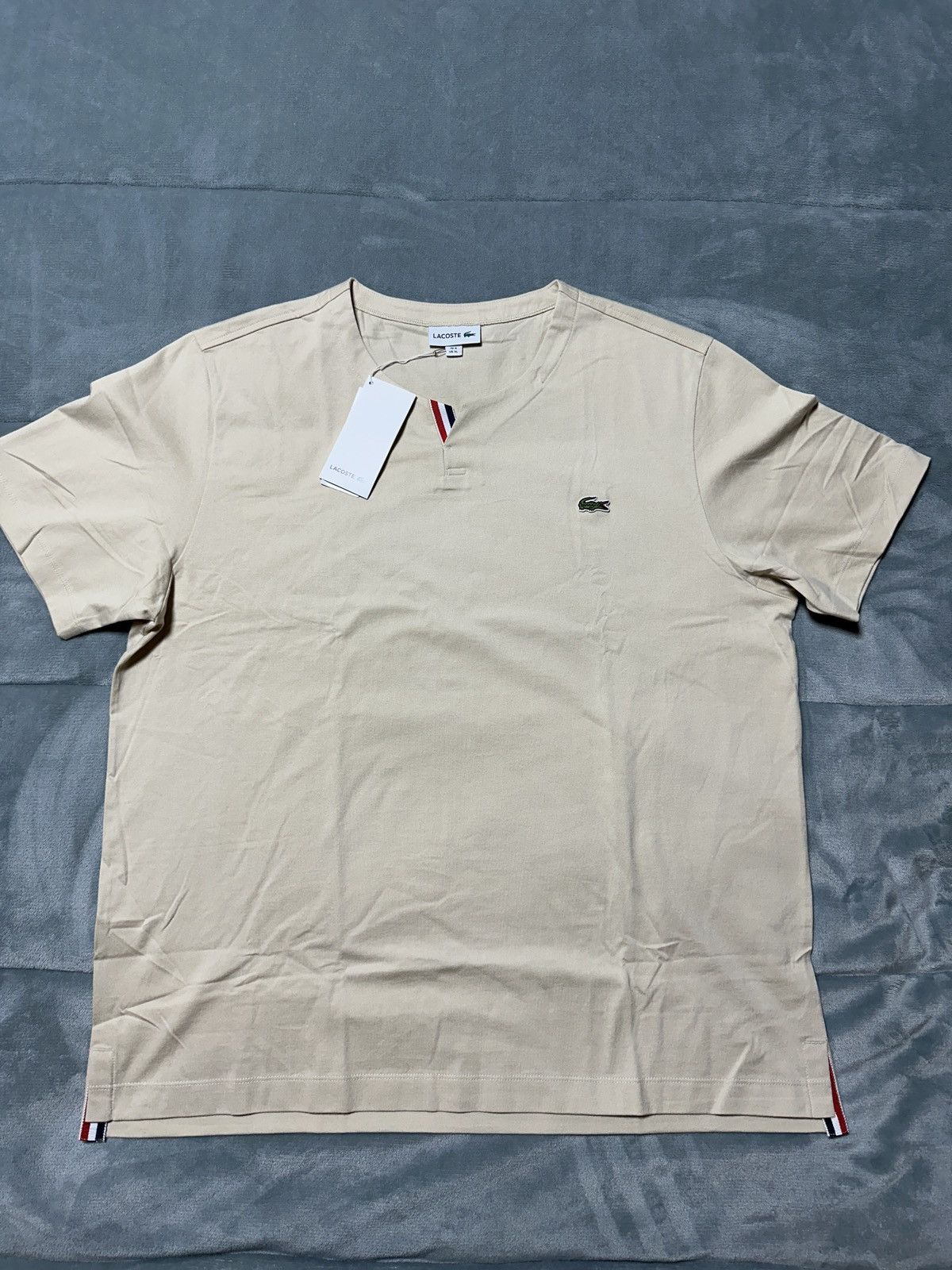 Lacoste HOT SALE LACOSTE® Crew Neck Pima Cotton T-Shirt Sz XL Size US XL / EU 56 / 4 - 1 Thumbnail