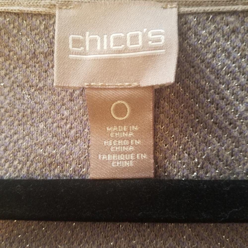 Chicos Chico's Size 0 (Small) Cardigan Size S / US 4 / IT 40 - 2 Thumbnail