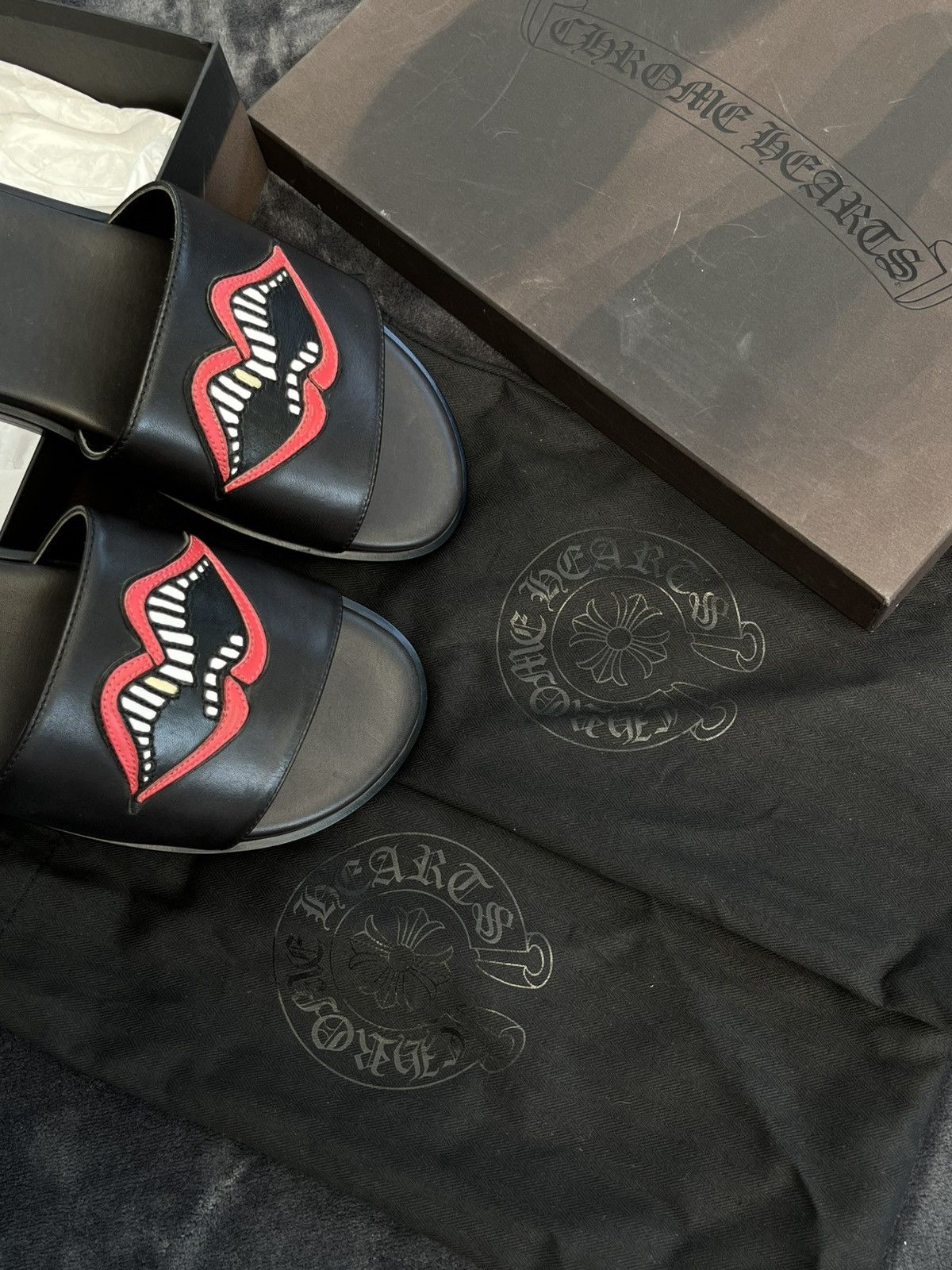 Chrome Hearts Chrome Heart Sandals Matty Boy Lip Size US 9 / EU 42 - 6 Thumbnail
