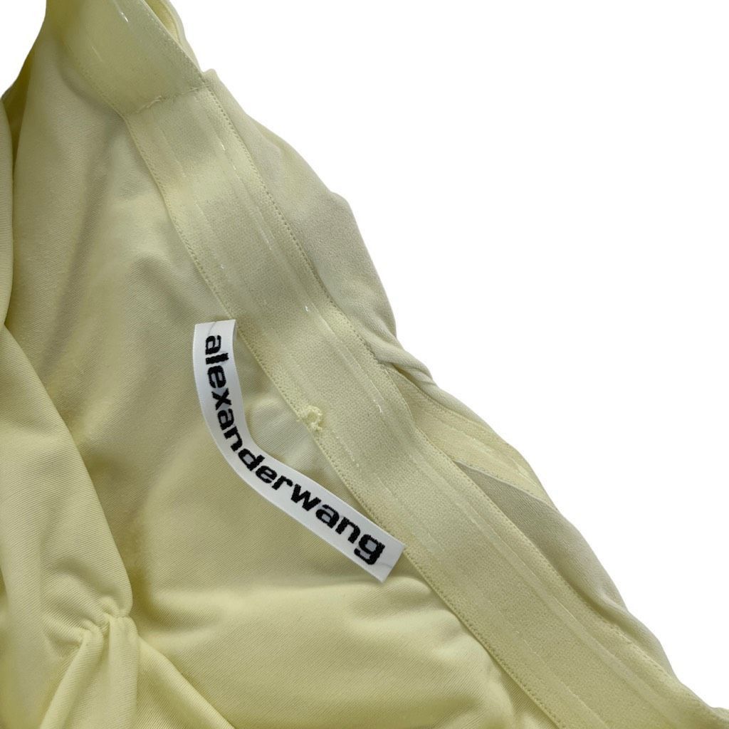 Alexander Wang Alexander Wang Interwoven Off Shoulder Mini Dress in Tender Yellow Size S / US 4 / IT 40 - 5 Thumbnail