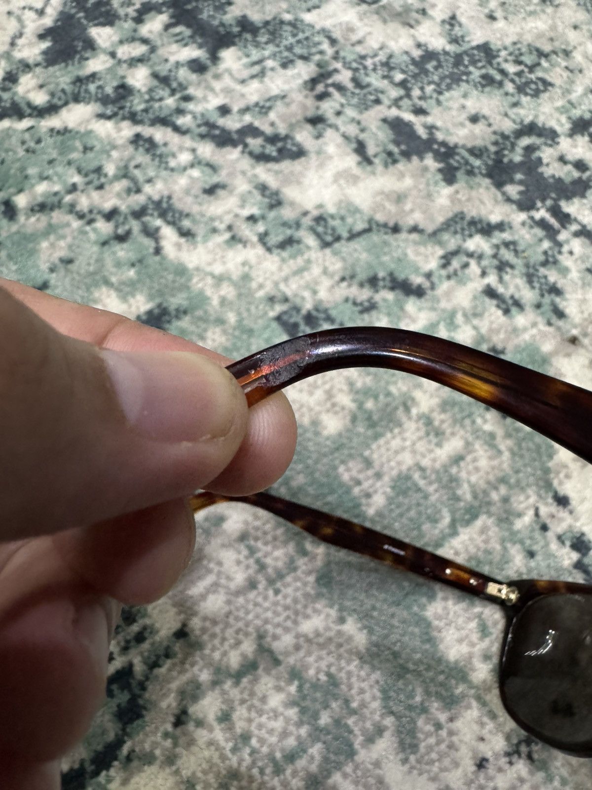 Katharine Hamnett London VINTAGE KATHARINE HAMNETT 61-5571 TORTOISESHELL SUNGLASSES Size ONE SIZE - 11 Thumbnail