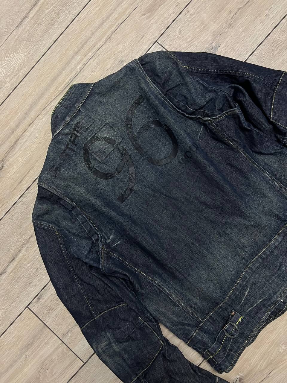 G-Star G-Star Raw Vintage Elwood 96 Denim Zip Jacket Biker sz L Size US L / EU 52-54 / 3 - 10 Thumbnail