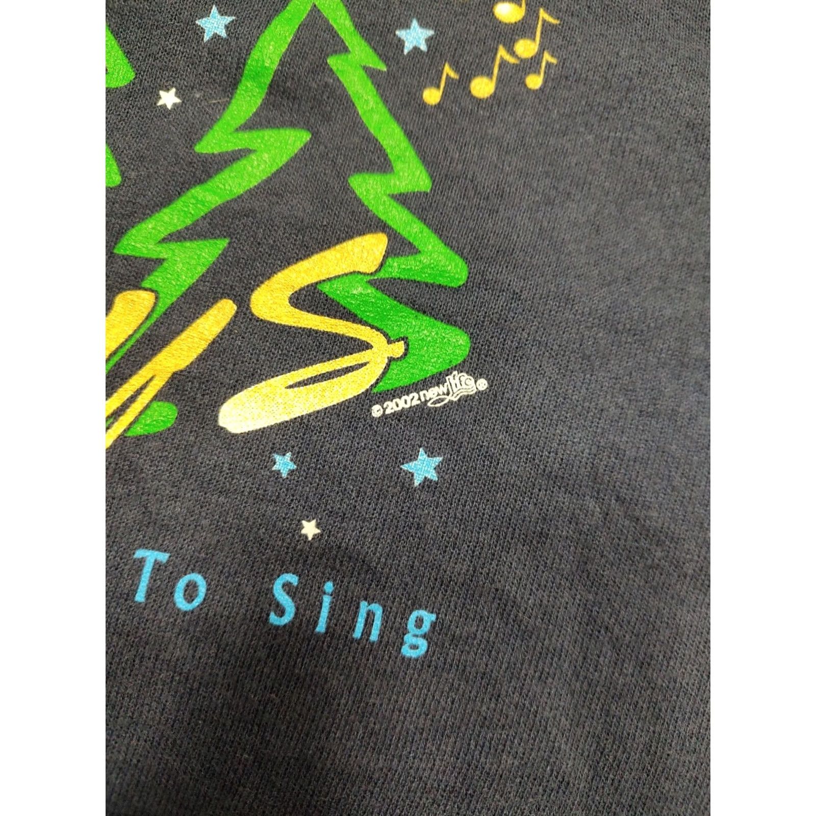 Lee VINTAGE JESUS Sweatshirt Lee 3XL 2002 Christian Blue Crewneck Mens Size US XXL / EU 58 / 5 - 4 Thumbnail