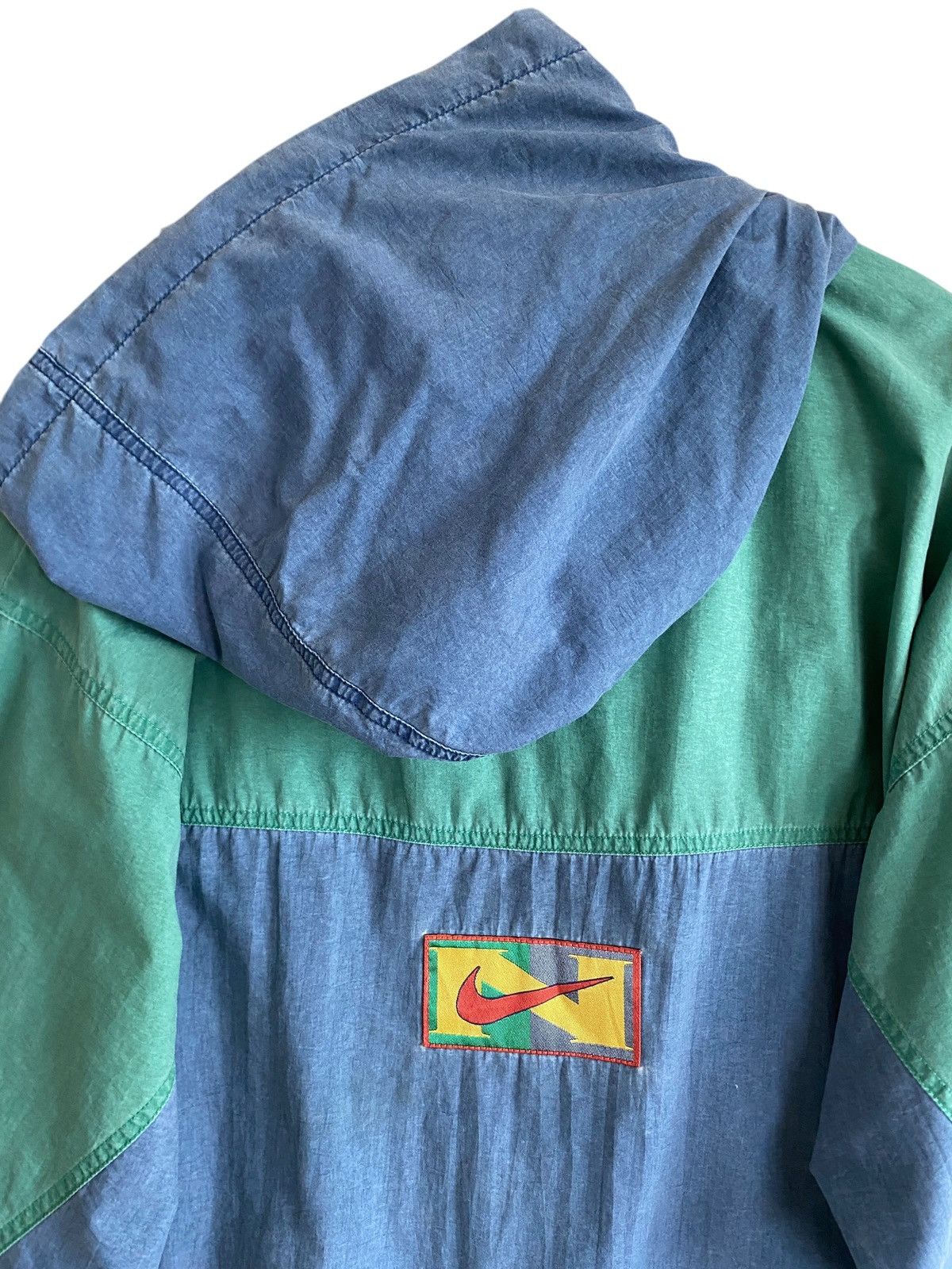Nike Very Rare Vintage Nike Anorak Half Zipper Baggy Hoodie 2000s Size US M / EU 48-50 / 2 - 4 Thumbnail