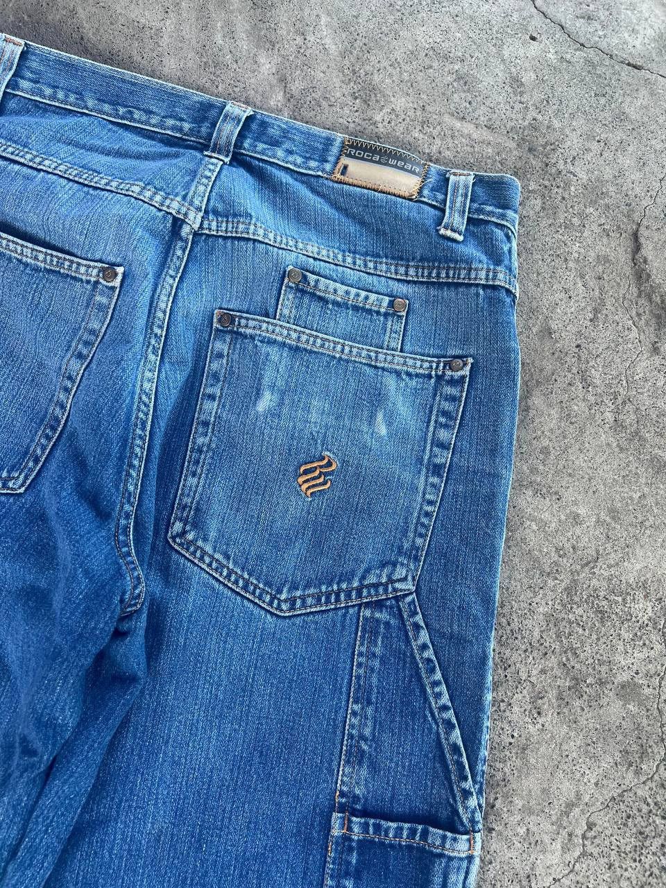Japanese Brand × Rocawear × Vintage Vintage Y2K Rocawear Rap Skate Avantgarde Baggy Shorts Size US 34 / EU 50 - 5 Thumbnail