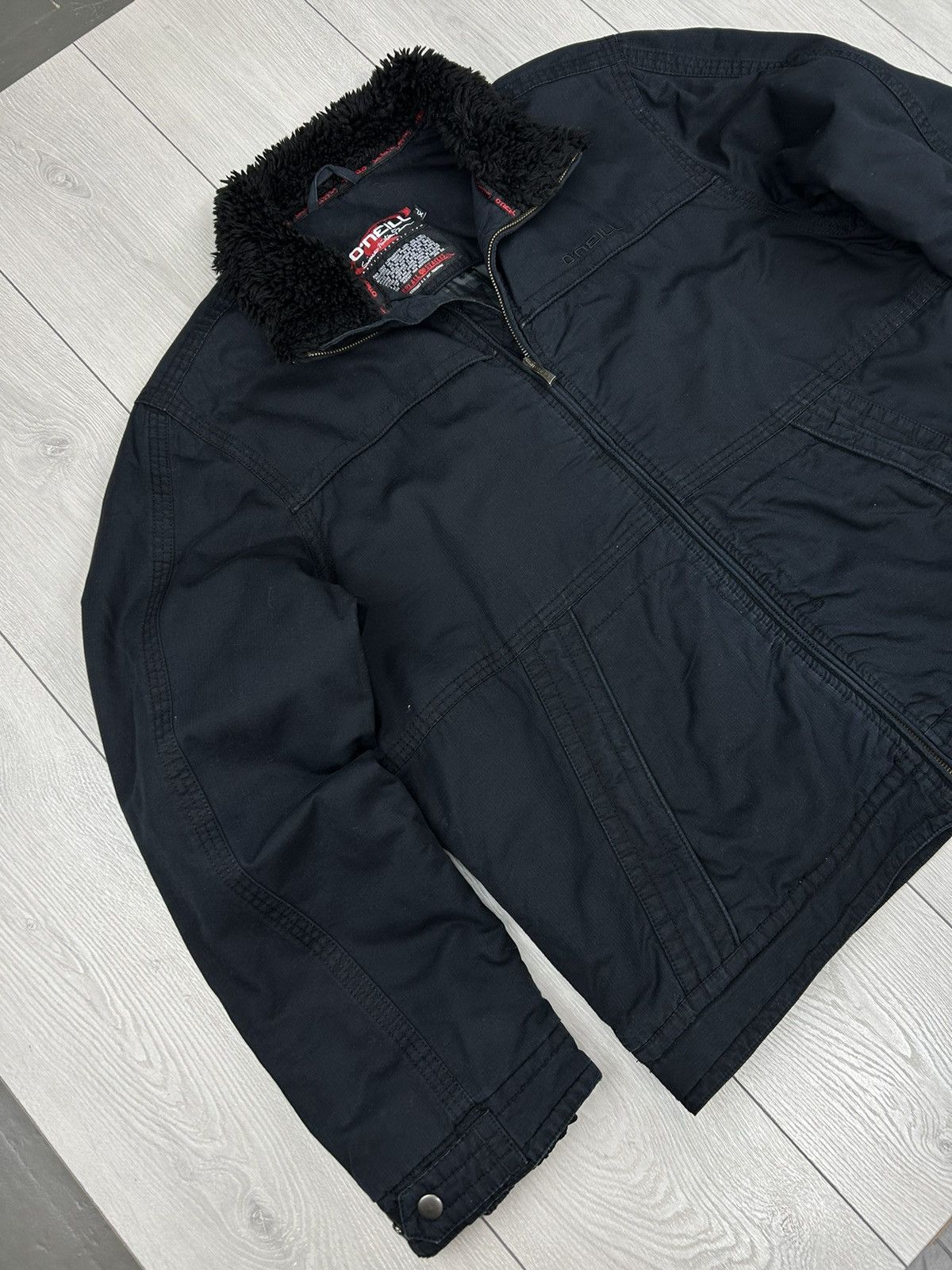 O'Neill × Vintage O’Neill Vintage Black Jacket Size XL Size US XL / EU 56 / 4 - 3 Thumbnail