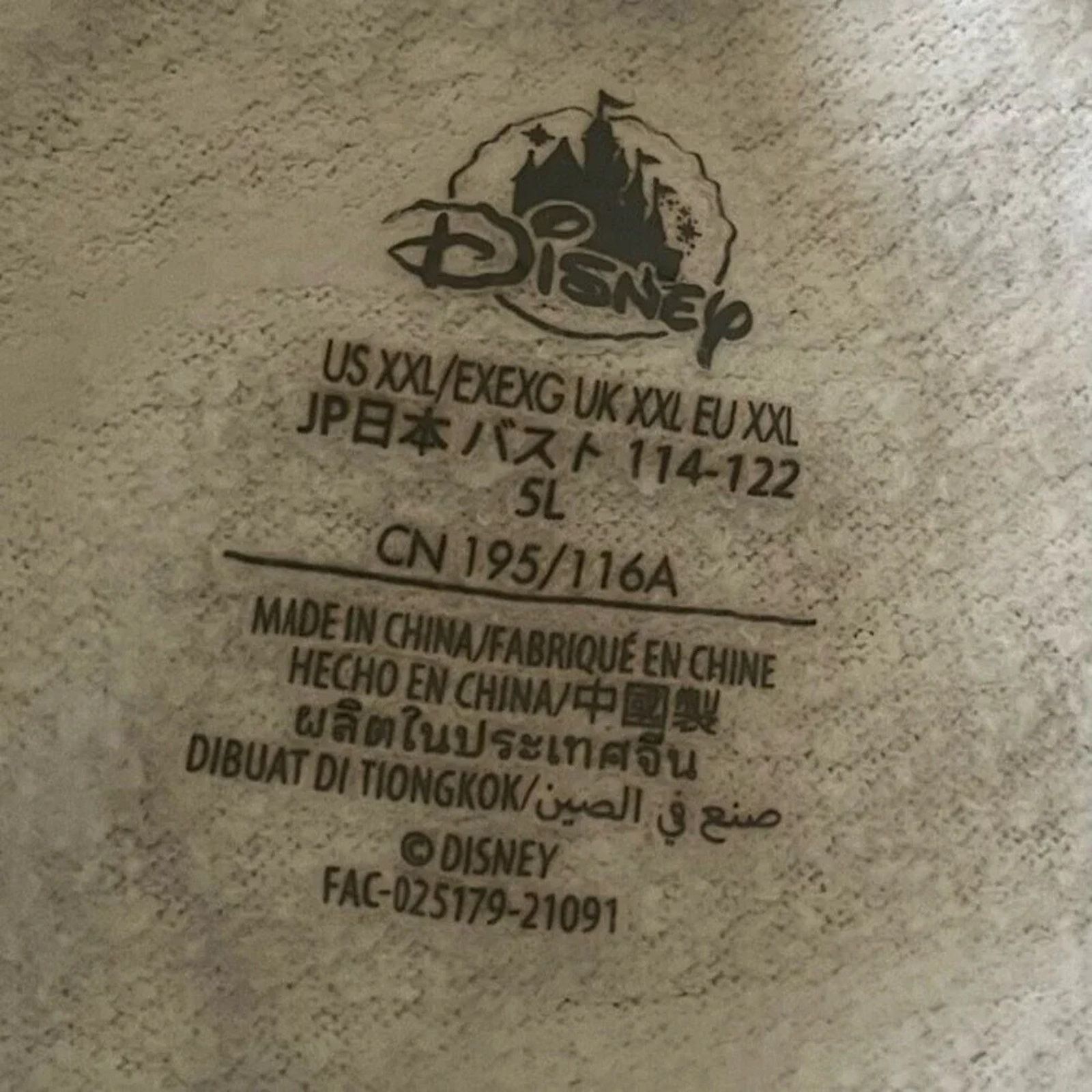 Disney Disney hoodie with “Bellissima” across the front, size XXL Size US XXL / EU 58 / 5 - 4 Thumbnail