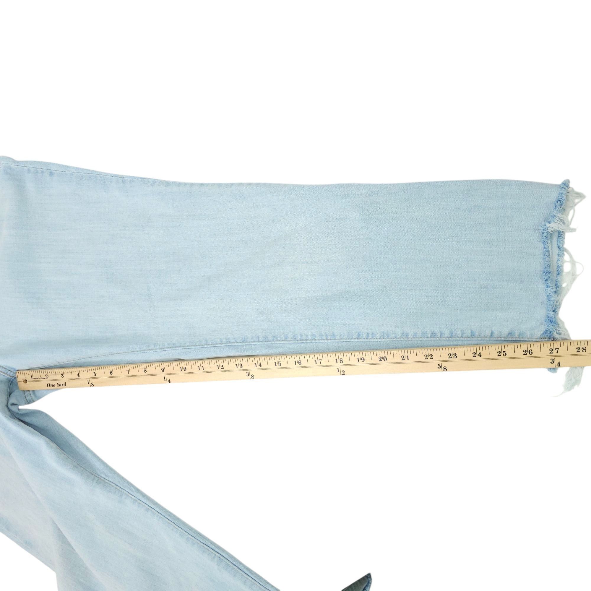 Levi's Levis 724 High Rise Straight Jeans Womens Size 20W Frayed He Size 39" - 5 Thumbnail