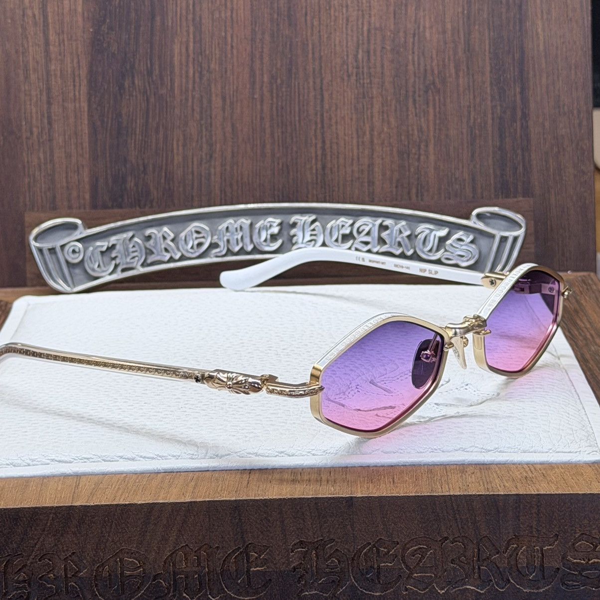 Chrome Hearts Chrome Hearts NIP SLIP 1/1 Sunglasses Size ONE SIZE - 6 Thumbnail