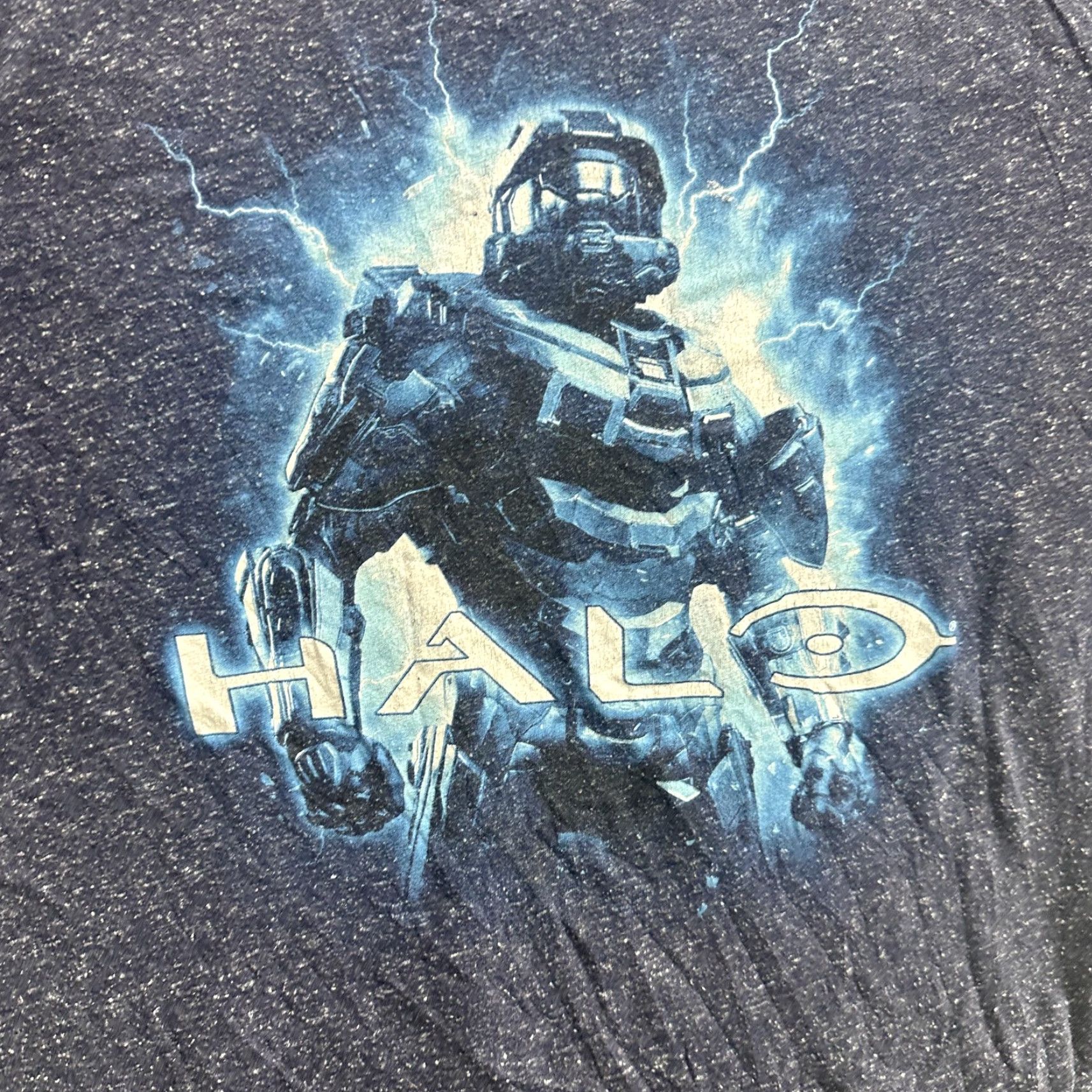 Vintage Halo Shirt Mens XL Blue Graphic Tee Xbox Master Chief Video Game Cotton Size US XL / EU 56 / 4 - 5 Thumbnail