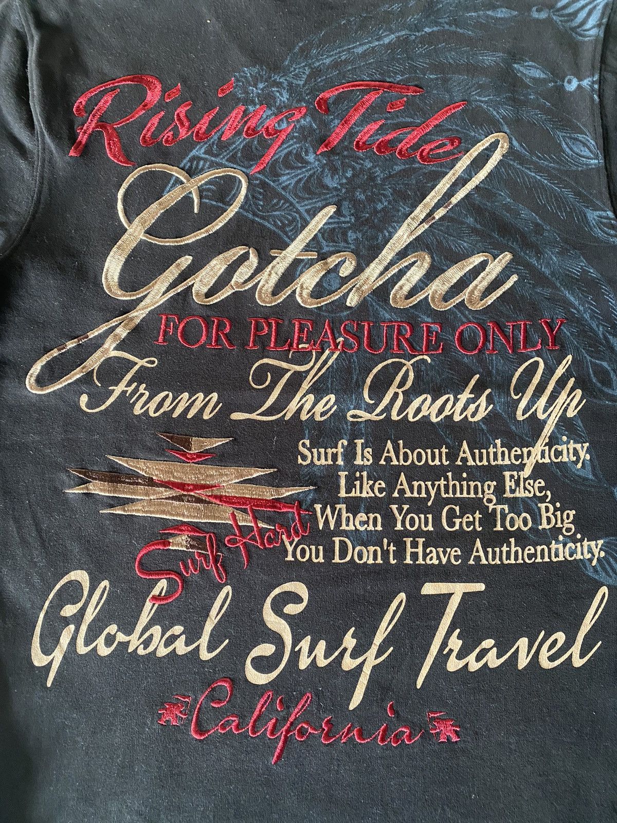 Designer × Gotcha × Vintage Vintage Y2k Gotcha Poem Surf Style Long Sleeve Size US S / EU 44-46 / 1 - 3 Thumbnail