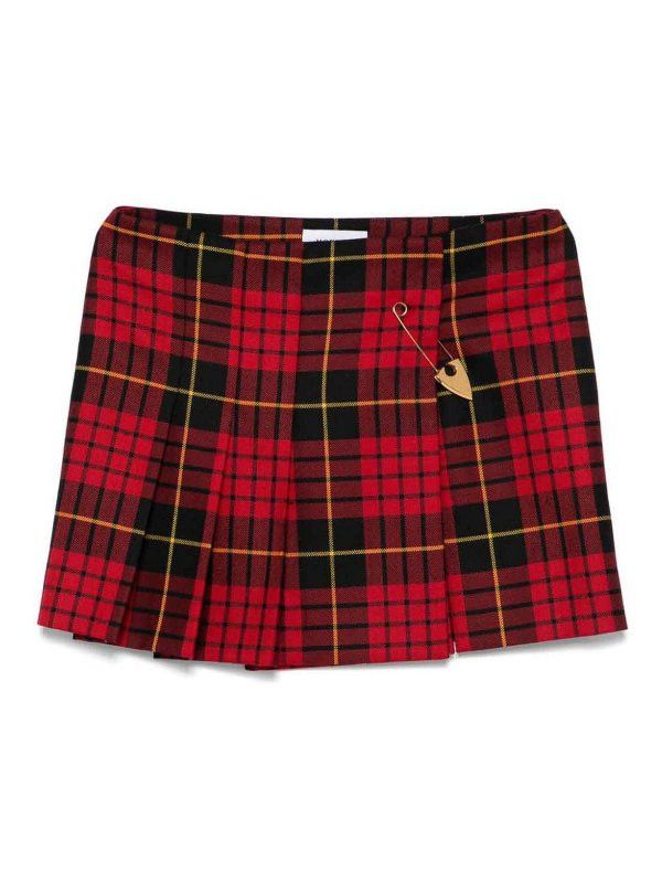 Alexander McQueen o1srvl11e0326 MacQueen Tartan Mini Skirt in Multicolor Size 27" / US 4 / IT 40 - 1 Thumbnail