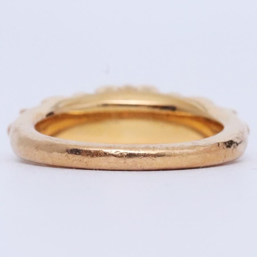 Chrome Hearts US5.5 Chrome Hearts PAVE DIAMOND 22K GOLD FLORAL CROSS RING Size ONE SIZE - 4 Thumbnail