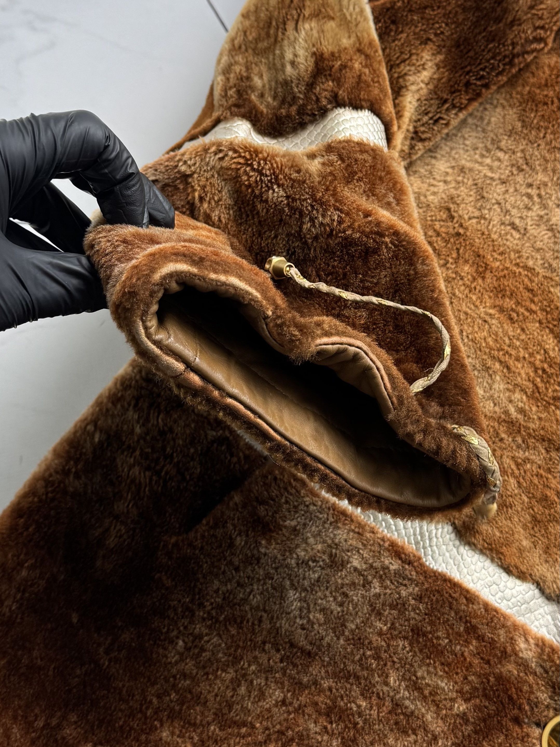 Vintage Vintage Real Sheepskin Coat (B250)D15E2 Size M / US 6-8 / IT 42-44 - 9 Thumbnail