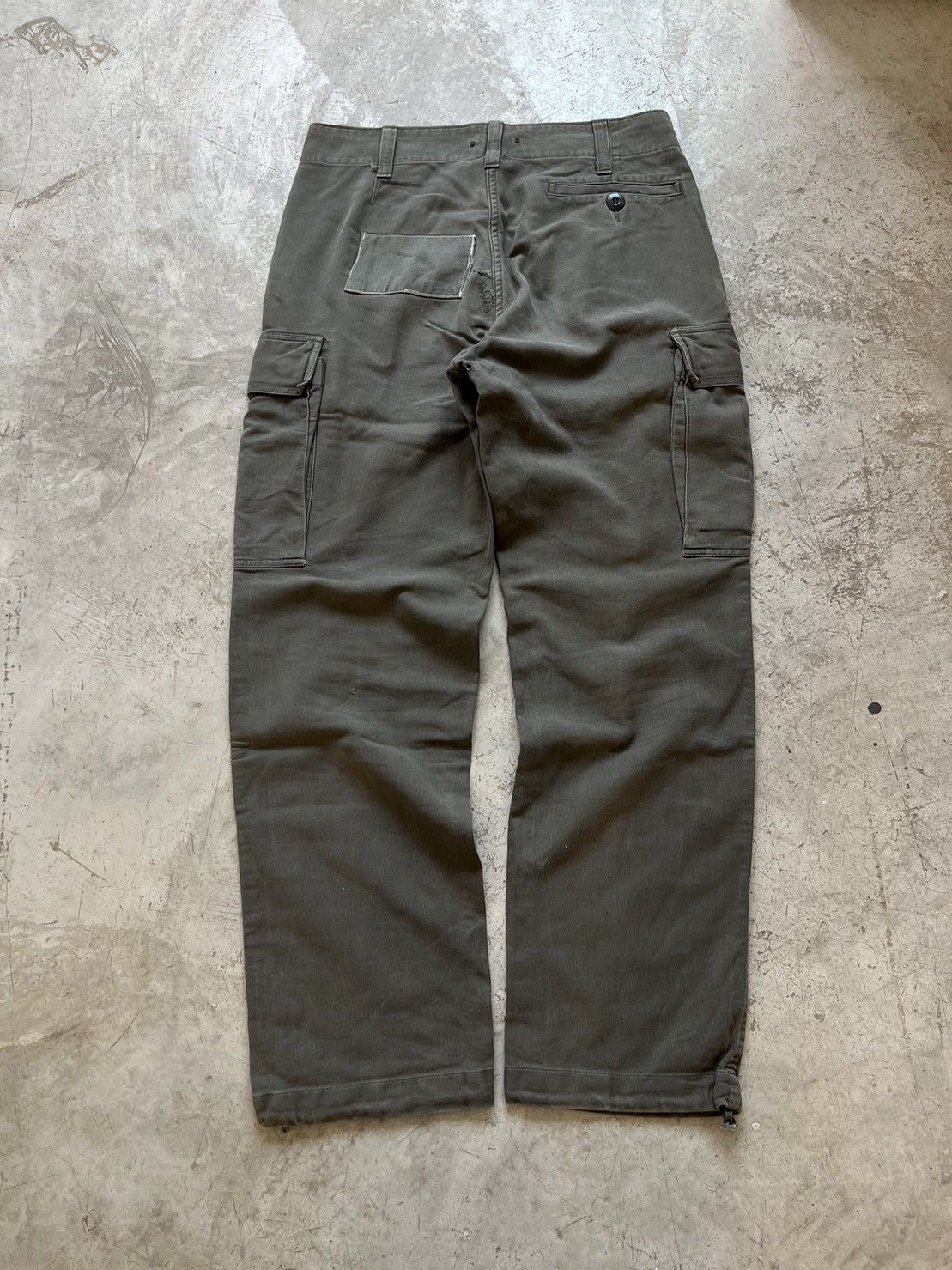 MICRO DISTRESSED CARGO PANT / VINTAGE GRY