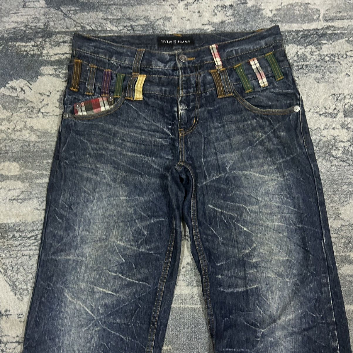 If Six Was Nine × Japanese Brand × KMRii Vintage Japanese Lightning Double Waist Denim Jeans Size US 34 / EU 50 - 3 Thumbnail