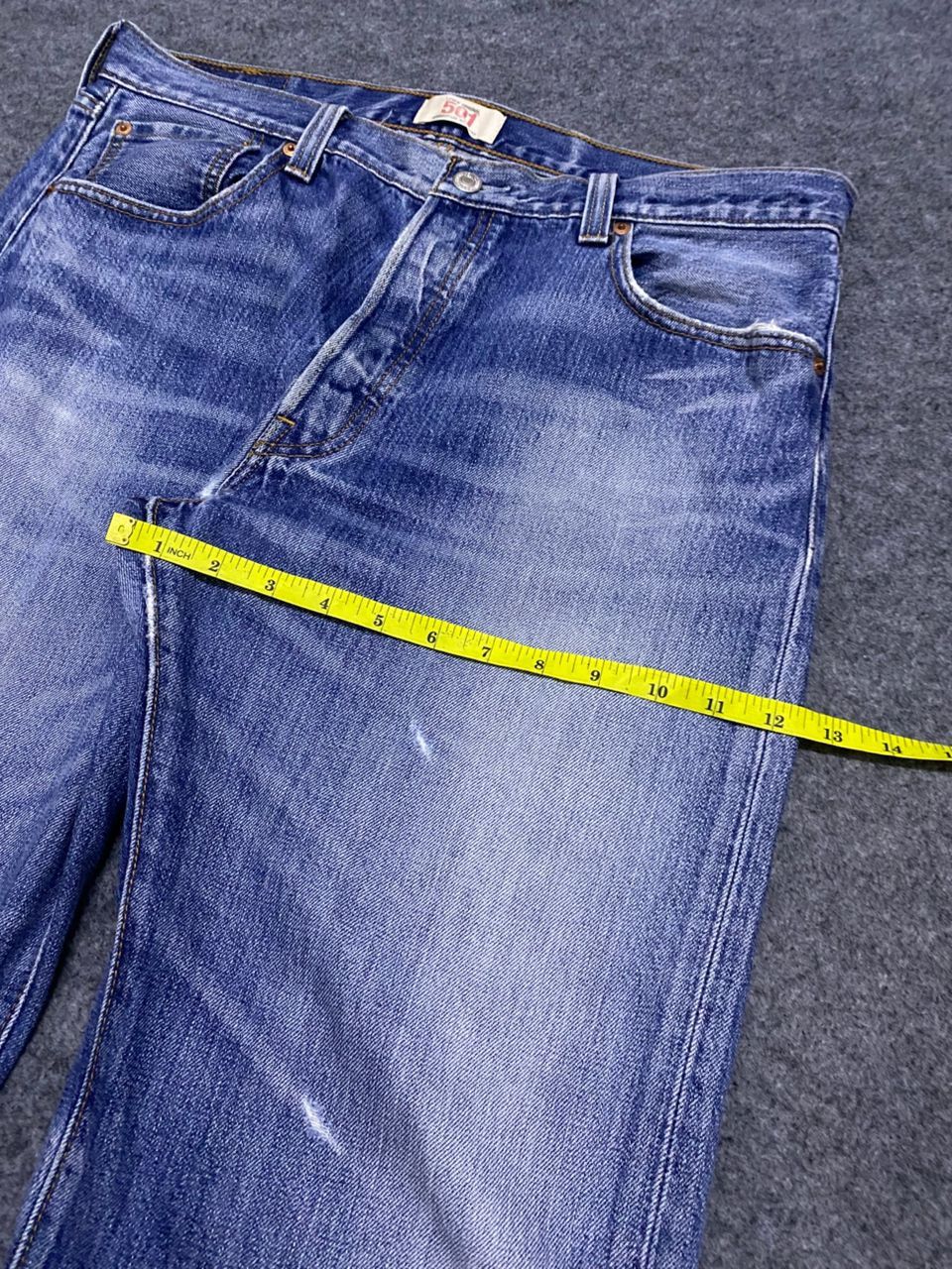 Levi's 💥Best Offer💥Vintage Levis 501 Wokers Distressed Denim Size US 36 / EU 52 - 4 Thumbnail
