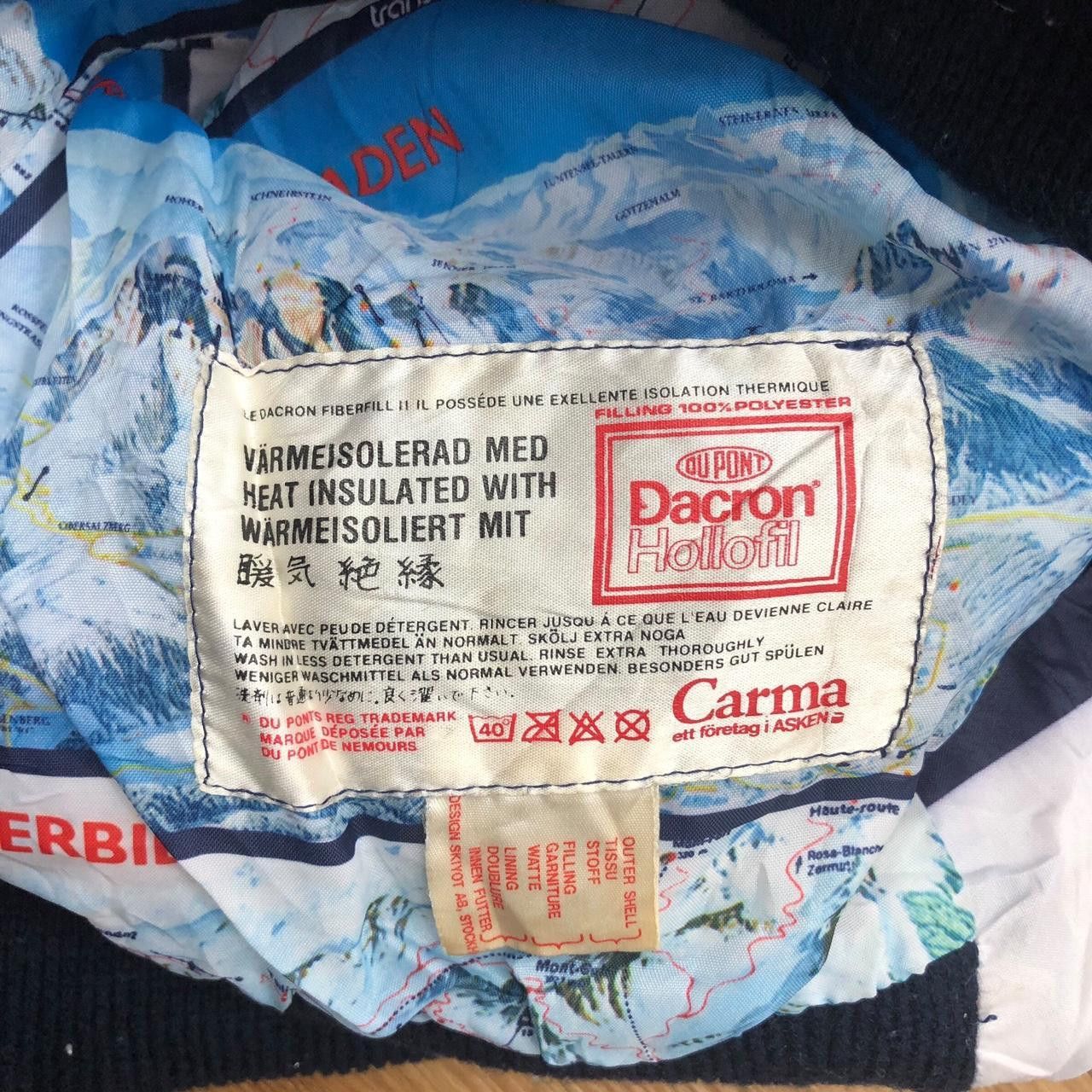 DuPont Vintage DUPONT DACRON HOLLOFIL Puffer Down Ski Jacket Bomber Size M / US 6-8 / IT 42-44 - 6 Thumbnail