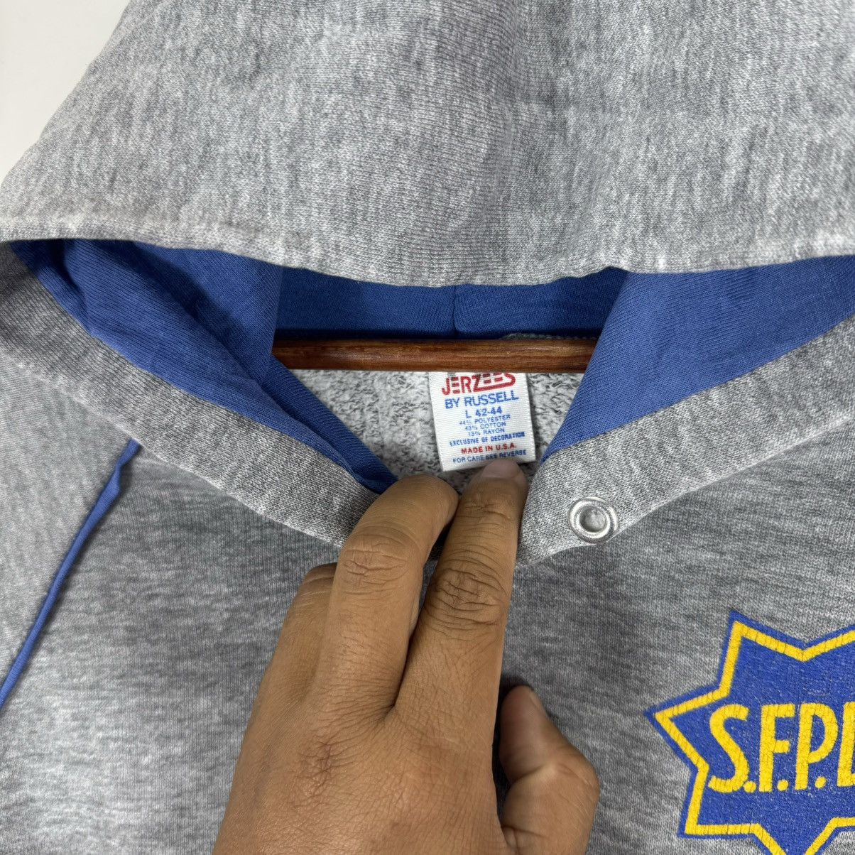 Vintage VINTAGE SAN FRANCISCO POLICE DEPARTMENT HOODIE SWEATER Size US L / EU 52-54 / 3 - 6 Thumbnail