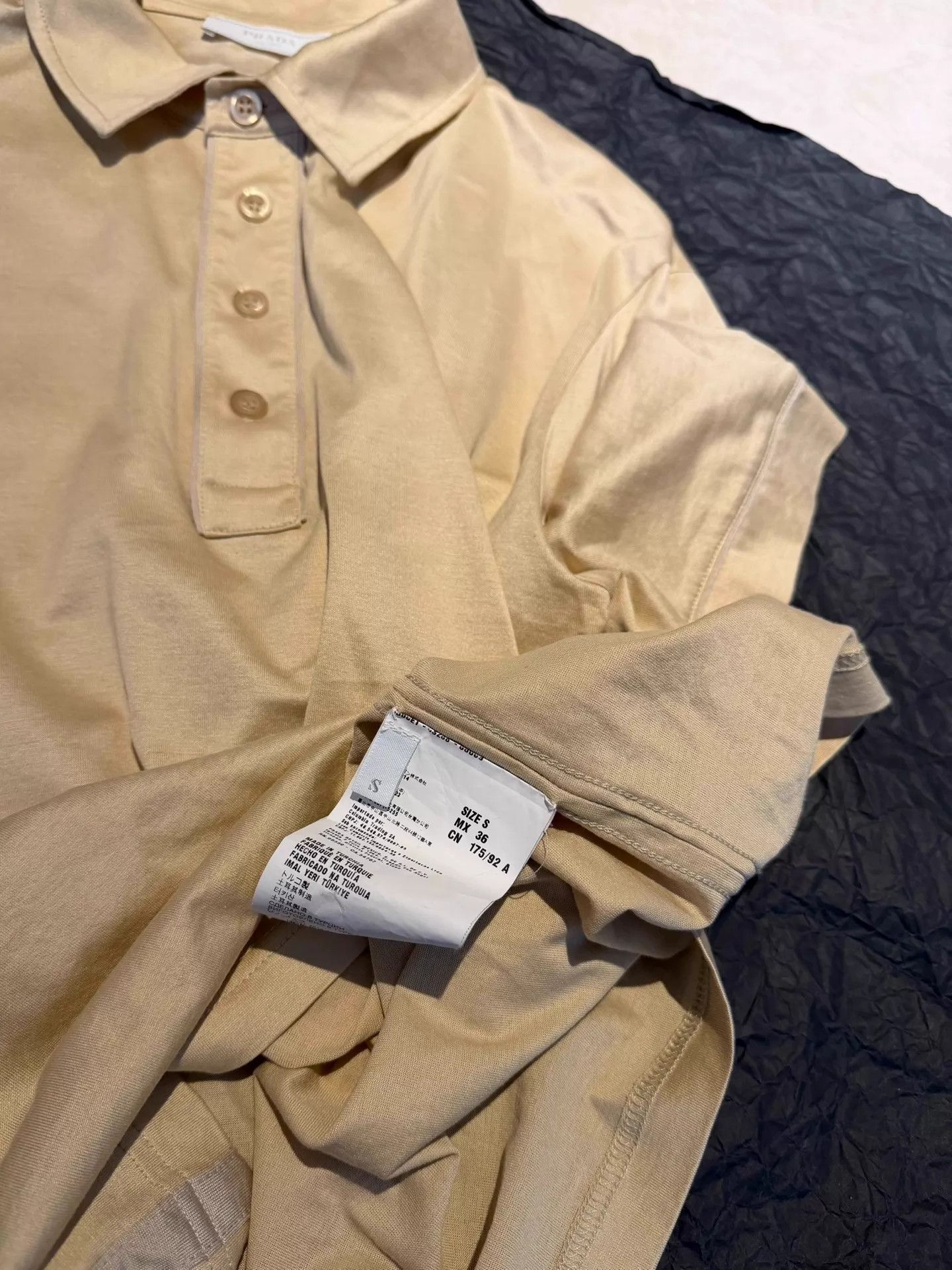 Prada PRADA Unisex Nylon Side Stripe Slim Old Money Polo Size S / US 4 / IT 40 - 4 Thumbnail