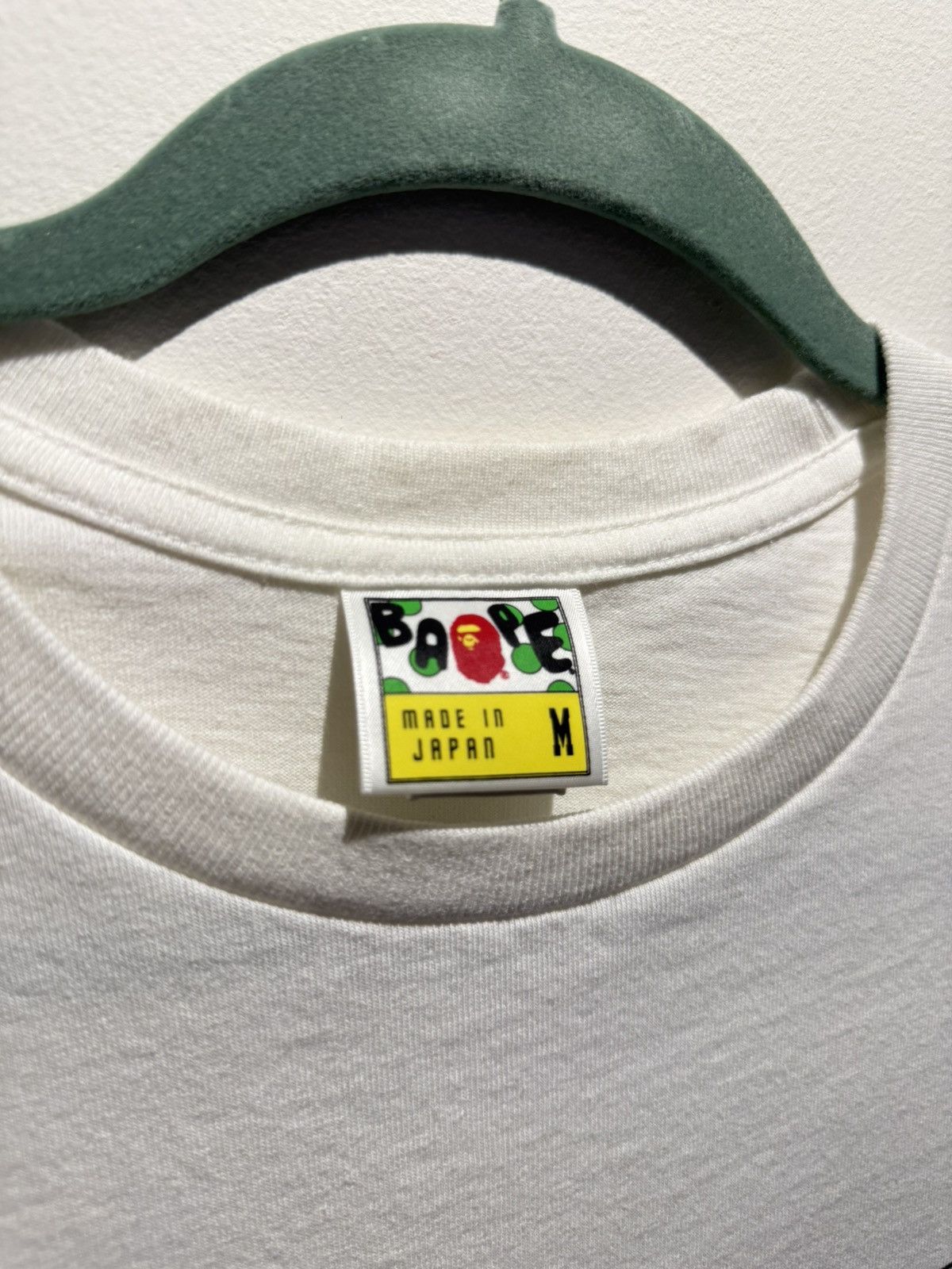 Bape Bape cursive ape logo long sleeve tee size M Size US M / EU 48-50 / 2 - 3 Thumbnail