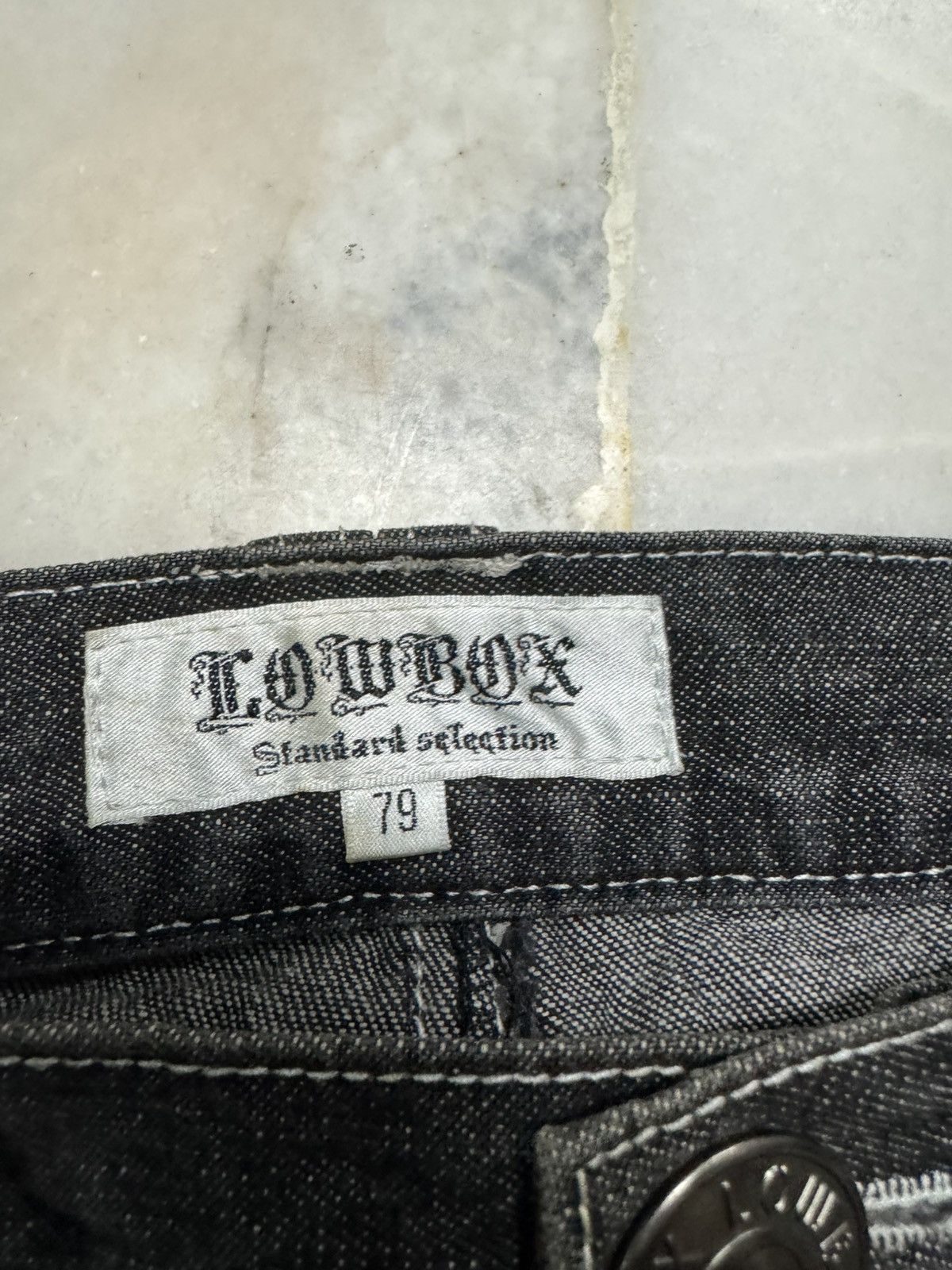 Tornado Mart 💥INSANE💥VINTAGE LOWBOX CLAW MUDWASH BUCKLE BACK SHORT JEANS Size US 30 / EU 46 - 9 Thumbnail