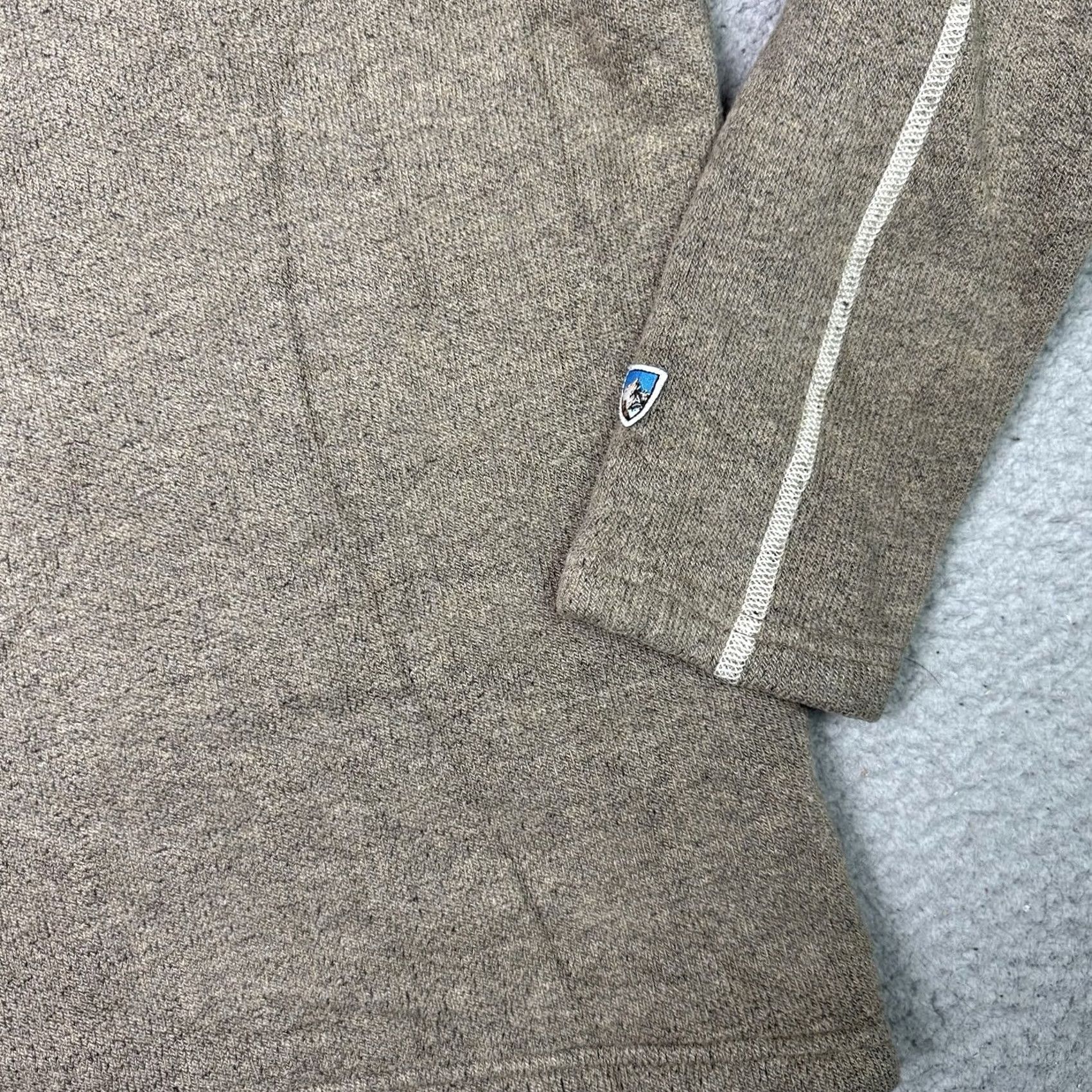 Vintage Kuhl Jacket Mens M 1/4 Zip Fleece Brown Alfpaca Outdoor Hiking Wool? (recheck) Size US M / EU 48-50 / 2 - 3 Thumbnail