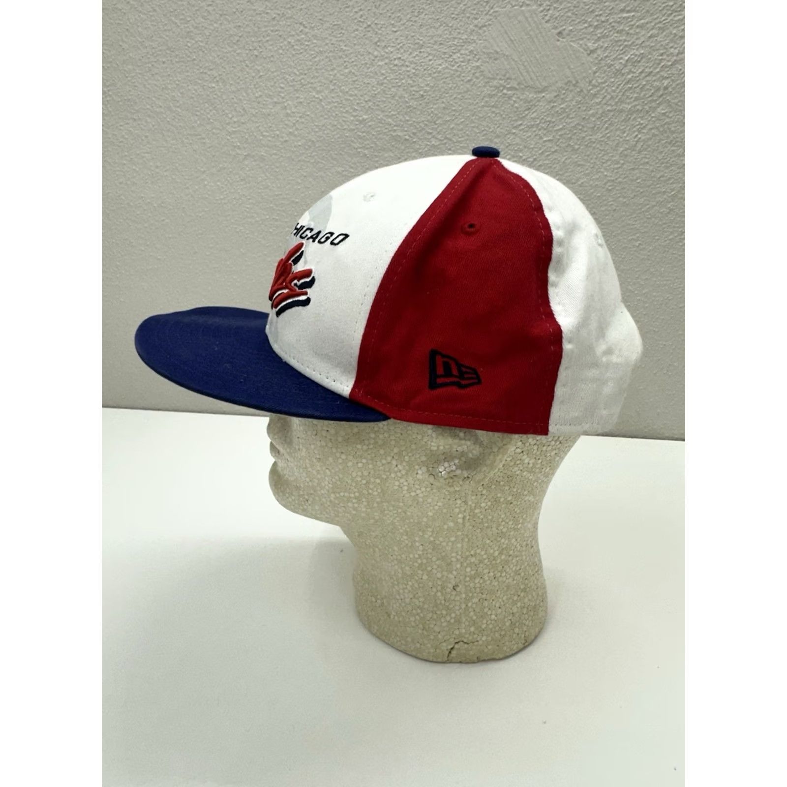 New Era New Era MLB Genuine Merchandise Snapback Hat Chicago Cubs Adjustable Medium/Large Red Men Baseball Cap Size ONE SIZE - 7 Thumbnail