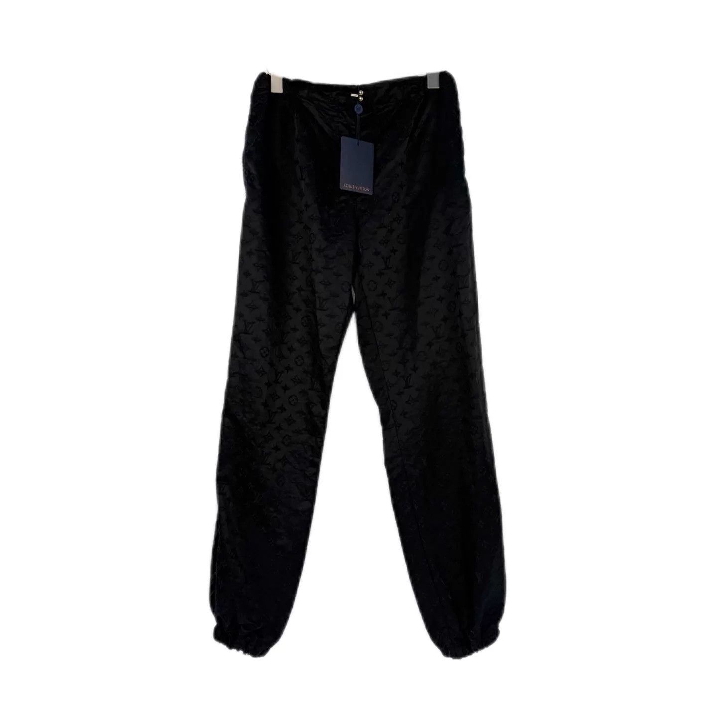 Louis Vuitton Louis Vuitton Black Logo Nylon Pants Size US 34 / EU 50 - 1 Thumbnail