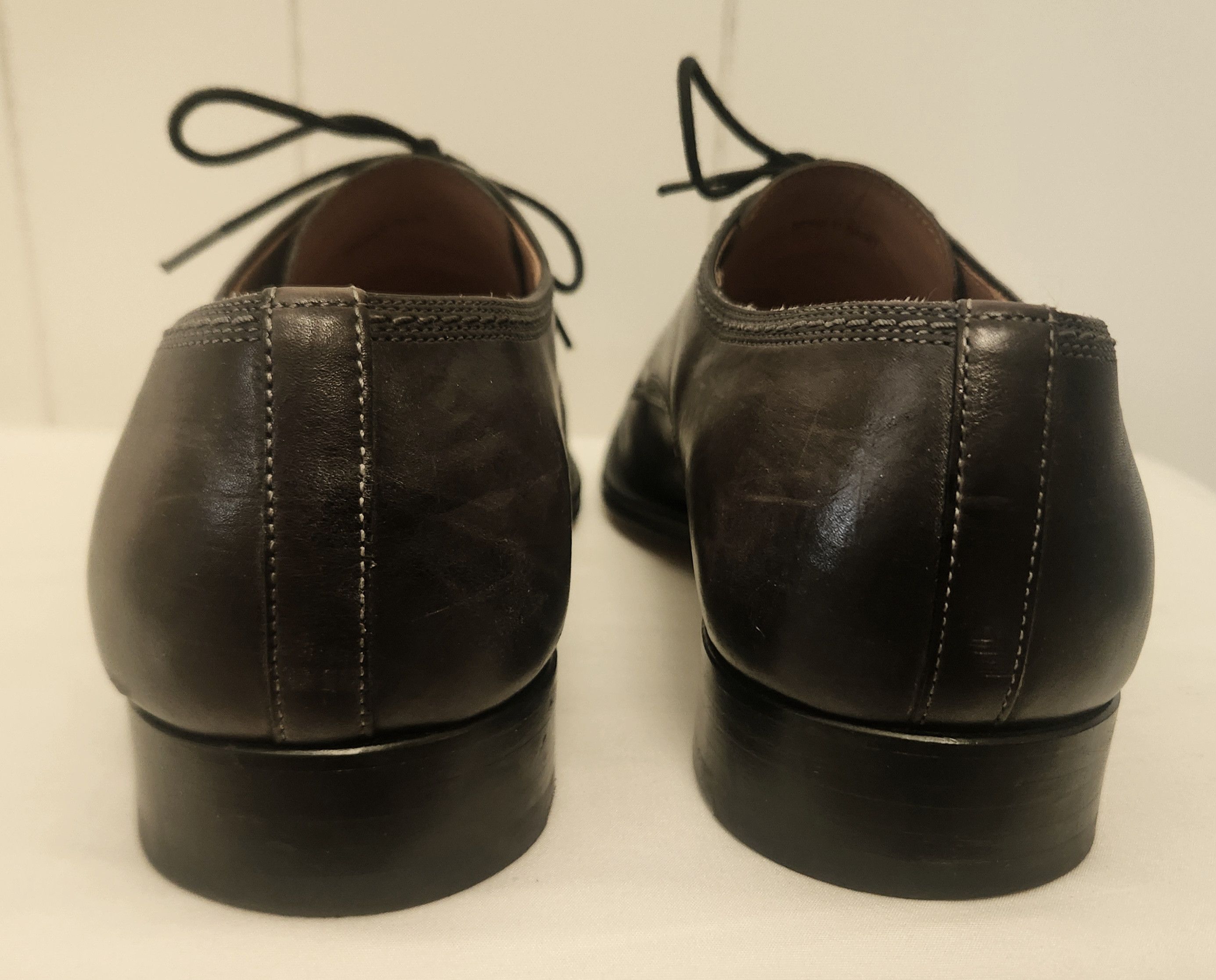 Magnanni Magnanni grey shoes 10 men's leather lace up Size US 10 / EU 43 - 5 Thumbnail