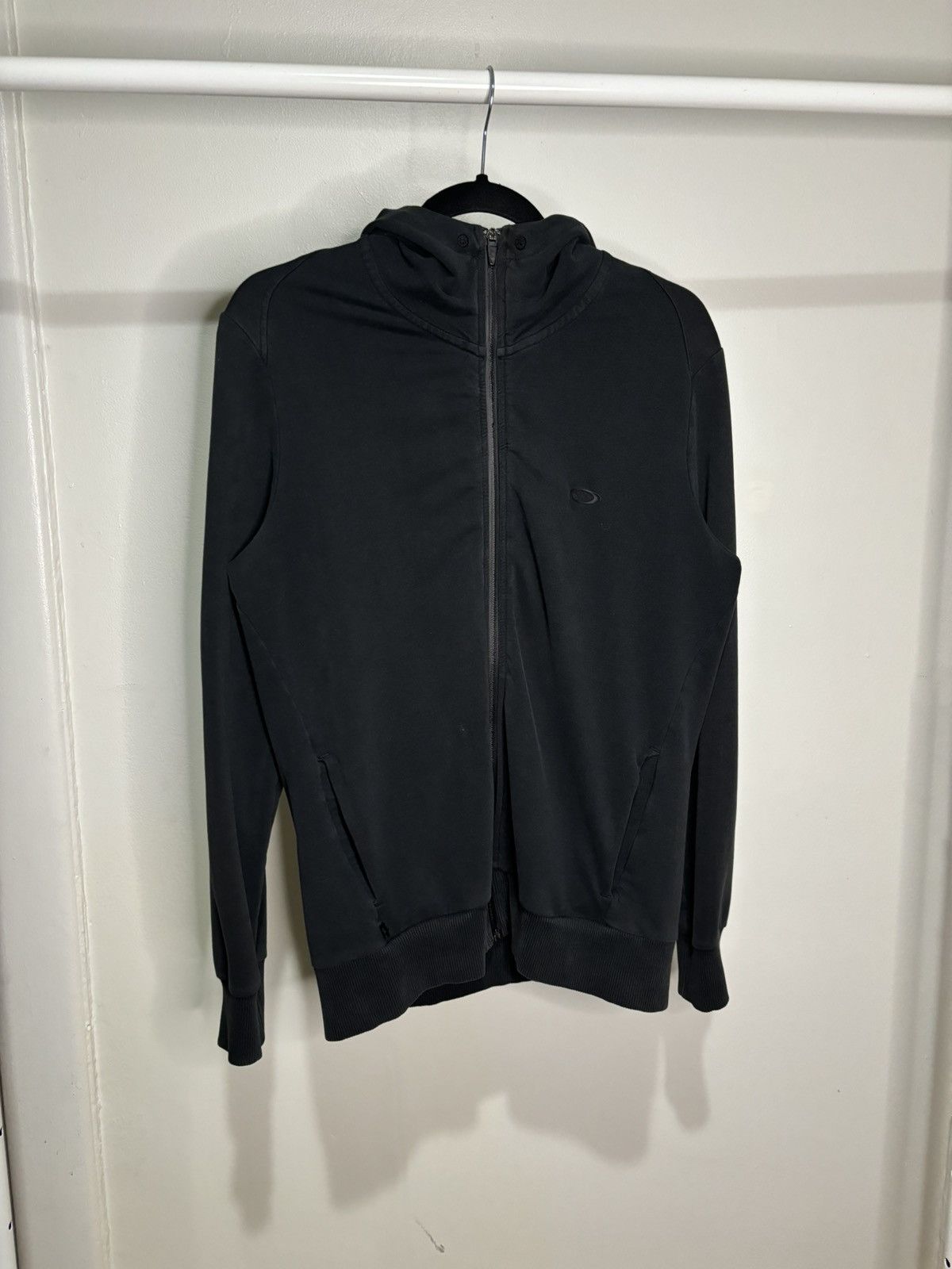 Oakley Oakley Faded Black Zip-Up Hoodie Size US S / EU 44-46 / 1 - 1 Thumbnail