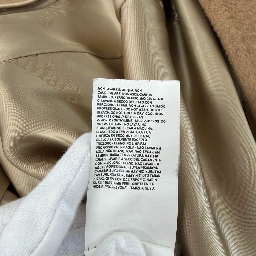 Max Mara Maxmara Camel Hair Coat F34 1417 Size XS / US 0-2 / IT 36-38 - 8 Thumbnail