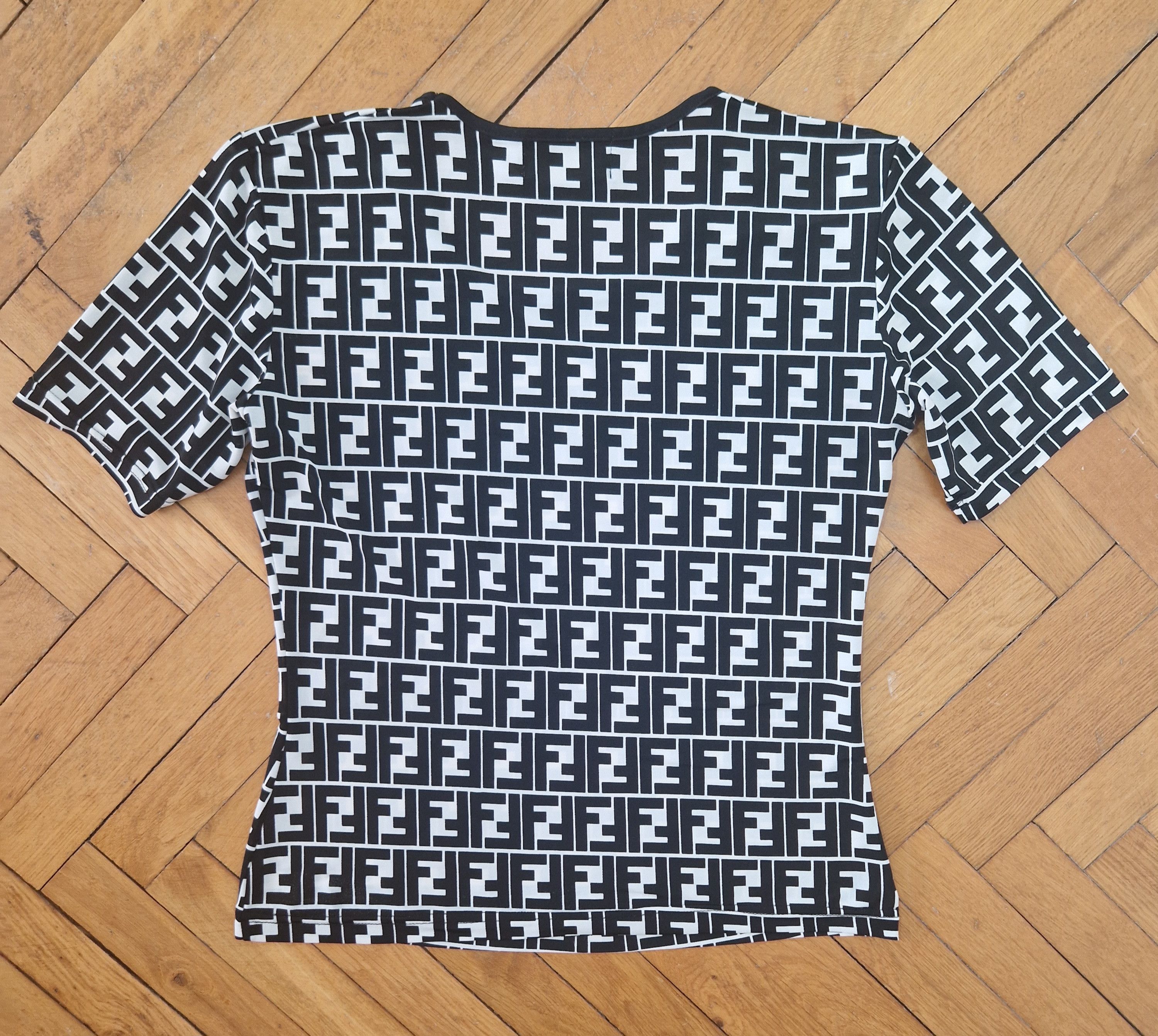 Fendi vintage zucca monogram top