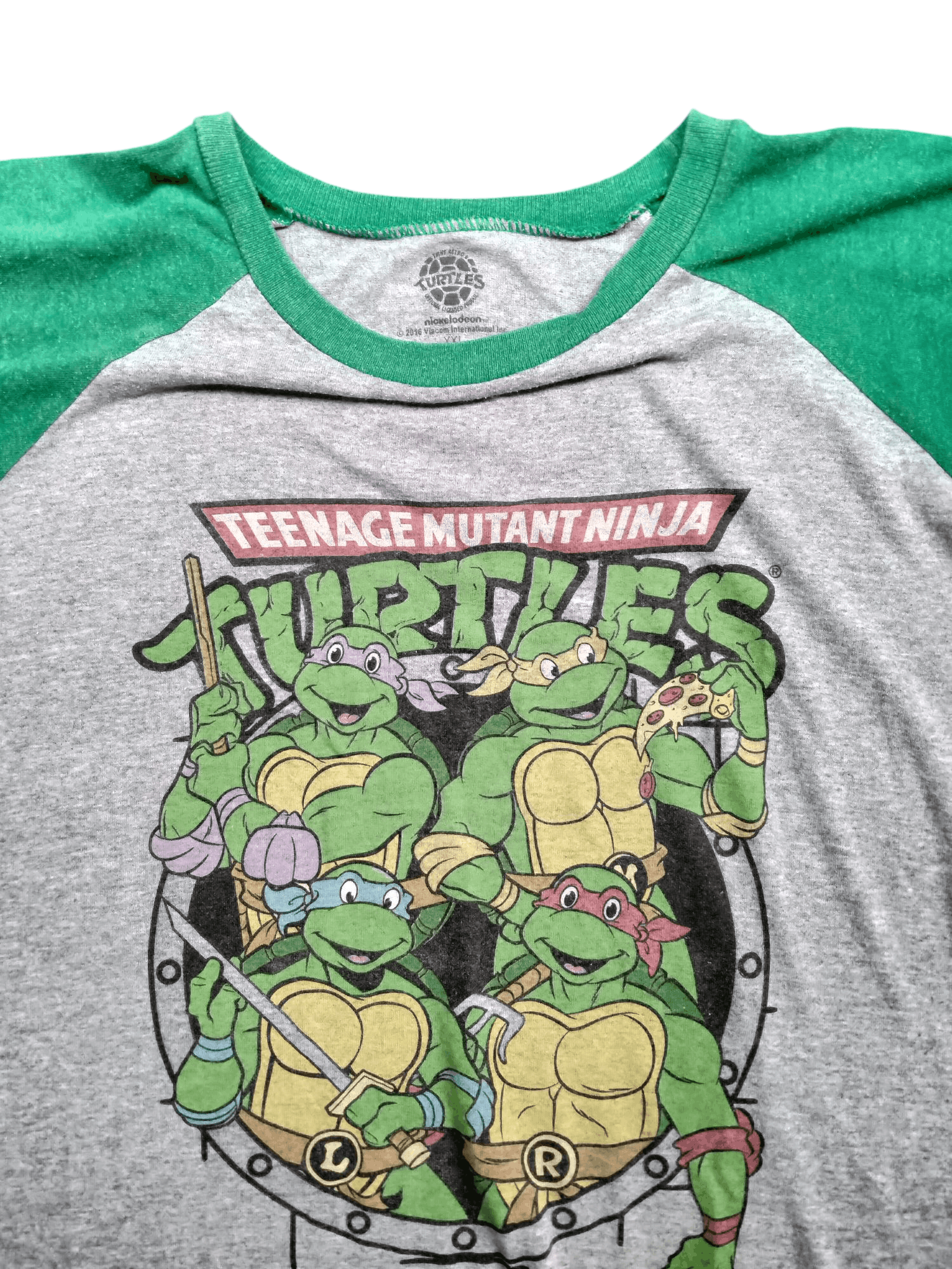 Nickelodeon Men's Teenage Mutant Ninja Turtle TMNT Gray Green Size US XL / EU 56 / 4 - 2 Thumbnail