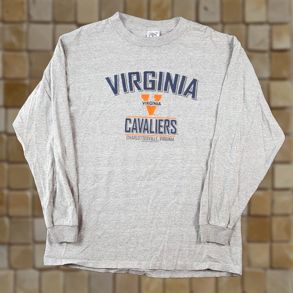 Delta Vintage Virginia Cavaliers Football Men's Size S College University Gray T Shirt Size US S / EU 44-46 / 1 - 1 Thumbnail