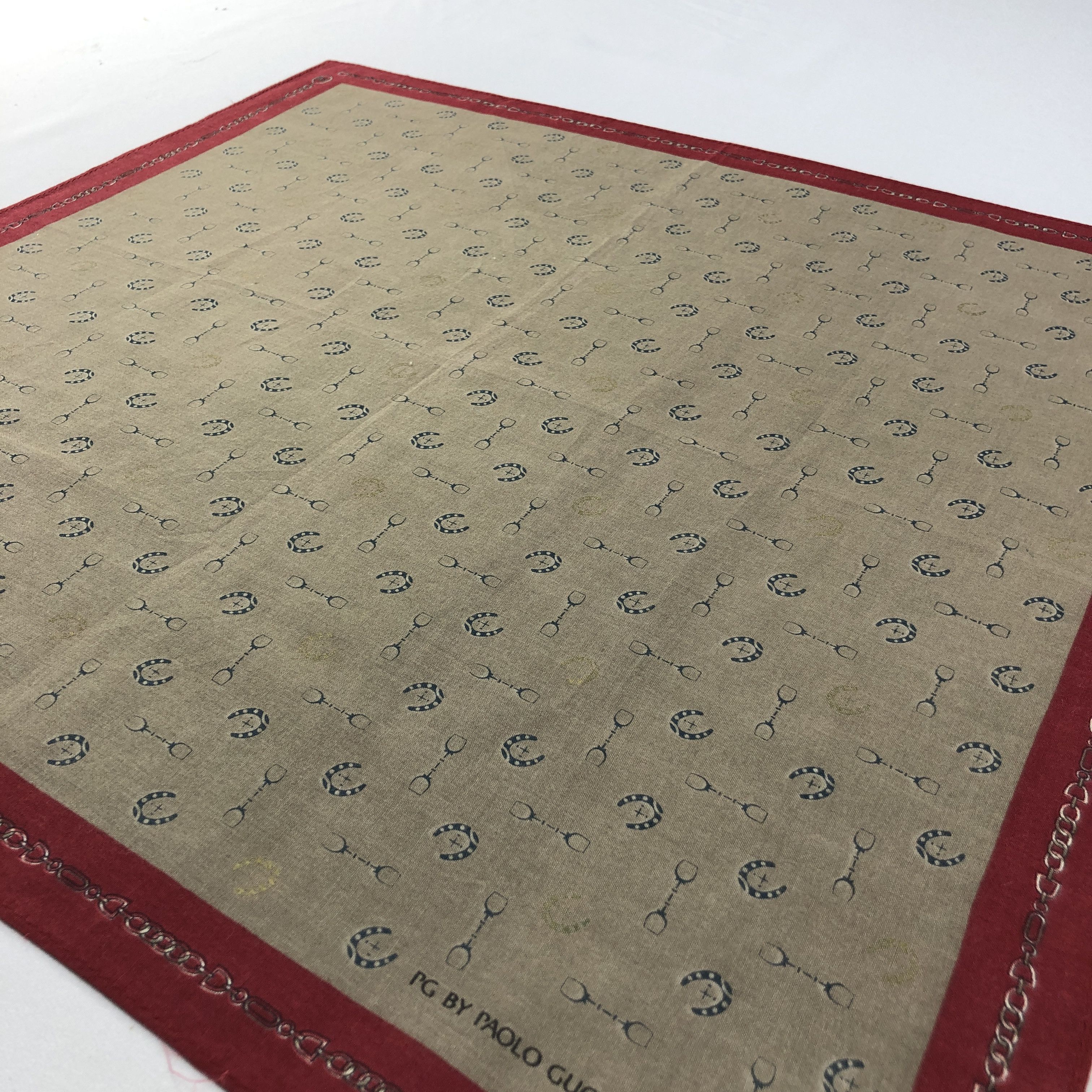 Paolo Gucci PG by Paolo Gucci Handkerchief Neckerchief Bandana H3099 Size ONE SIZE - 2 Thumbnail