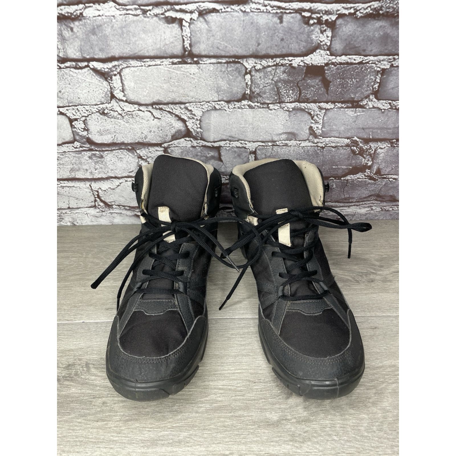 Other Quechua NH100 Black Mesh Lace Up Synthetic Mid Hiking Boots Size US 11.5 / EU 44-45 - 16 Thumbnail