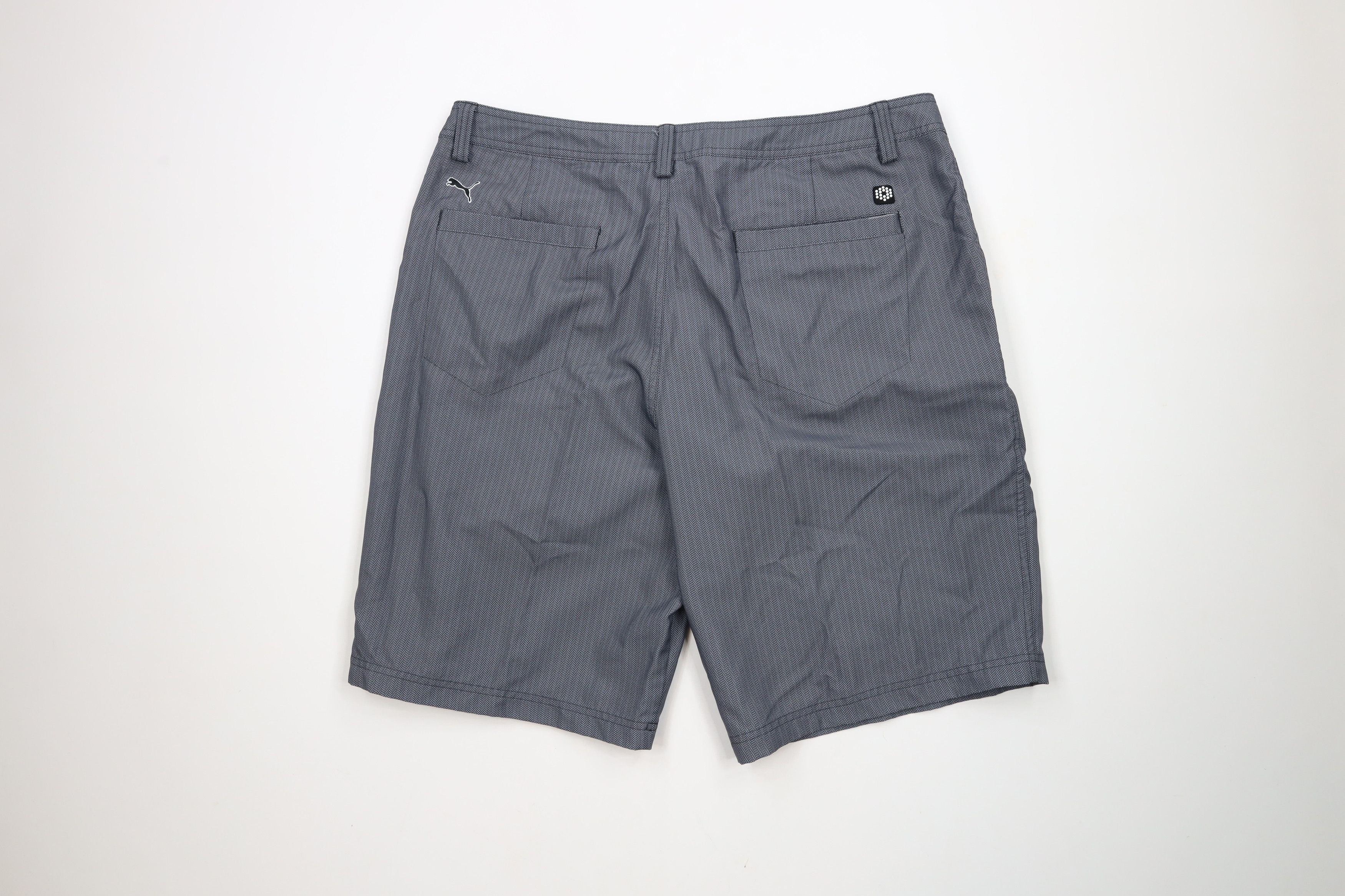 Puma × Vintage Puma Golf Front Golfing Golf Chino Shorts Gray Herringbone Size US 38 / EU 54 - 7 Thumbnail