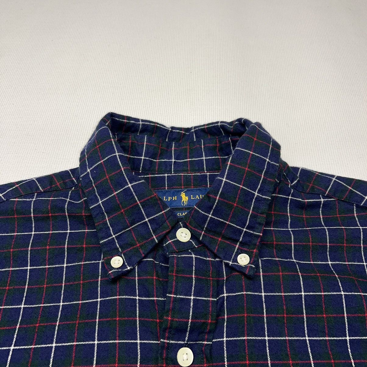 Polo Ralph Lauren Polo Ralph Lauren Shirt Blue Button Down Plaid Classic Fit Size US M / EU 48-50 / 2 - 2 Thumbnail