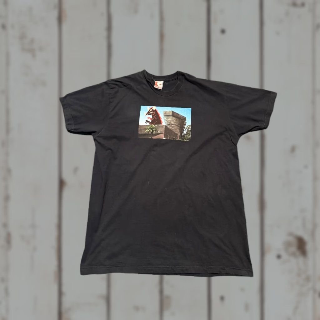 Vintage VINTAGE GAMA-GO Men's Black T-Shirt L Size Regular Short Sleeve 90s Funny Music Size US L / EU 52-54 / 3 - 1 Thumbnail