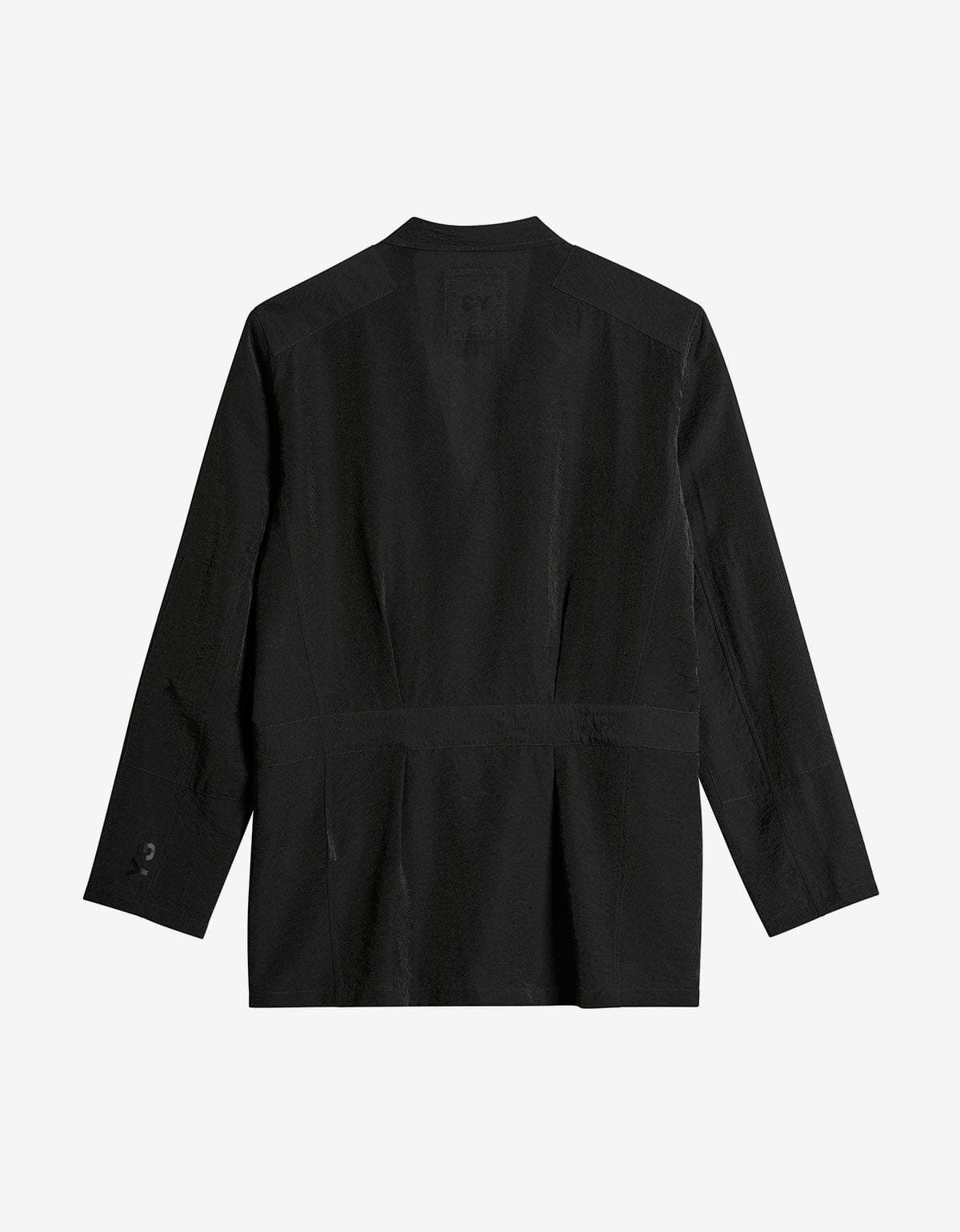 Y-3 Y-3 Black Crinkle Viscose Chore Coat Size US M / EU 48-50 / 2 - 3 Thumbnail