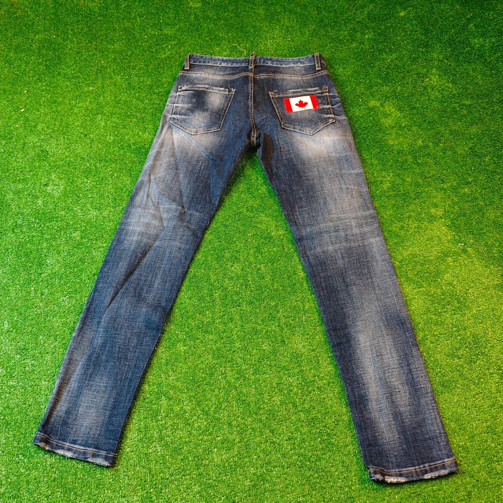 Dsquared2 Dsquared2 Jeans Mens 42 blue slim Canada washed button Size US 42 / EU 58 - 2 Thumbnail