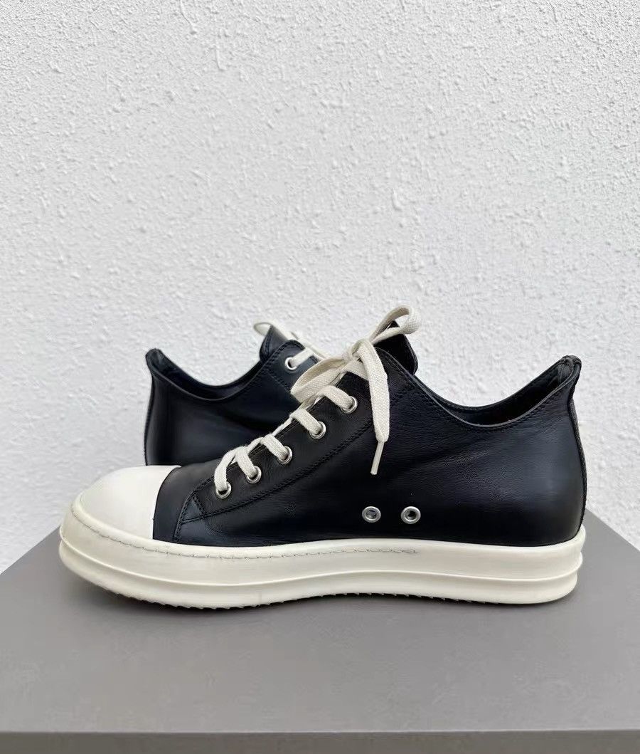 Rick Owens Rick Owens low-top Converse, new glossy calfskin version Size US 8 / EU 41 - 7 Thumbnail