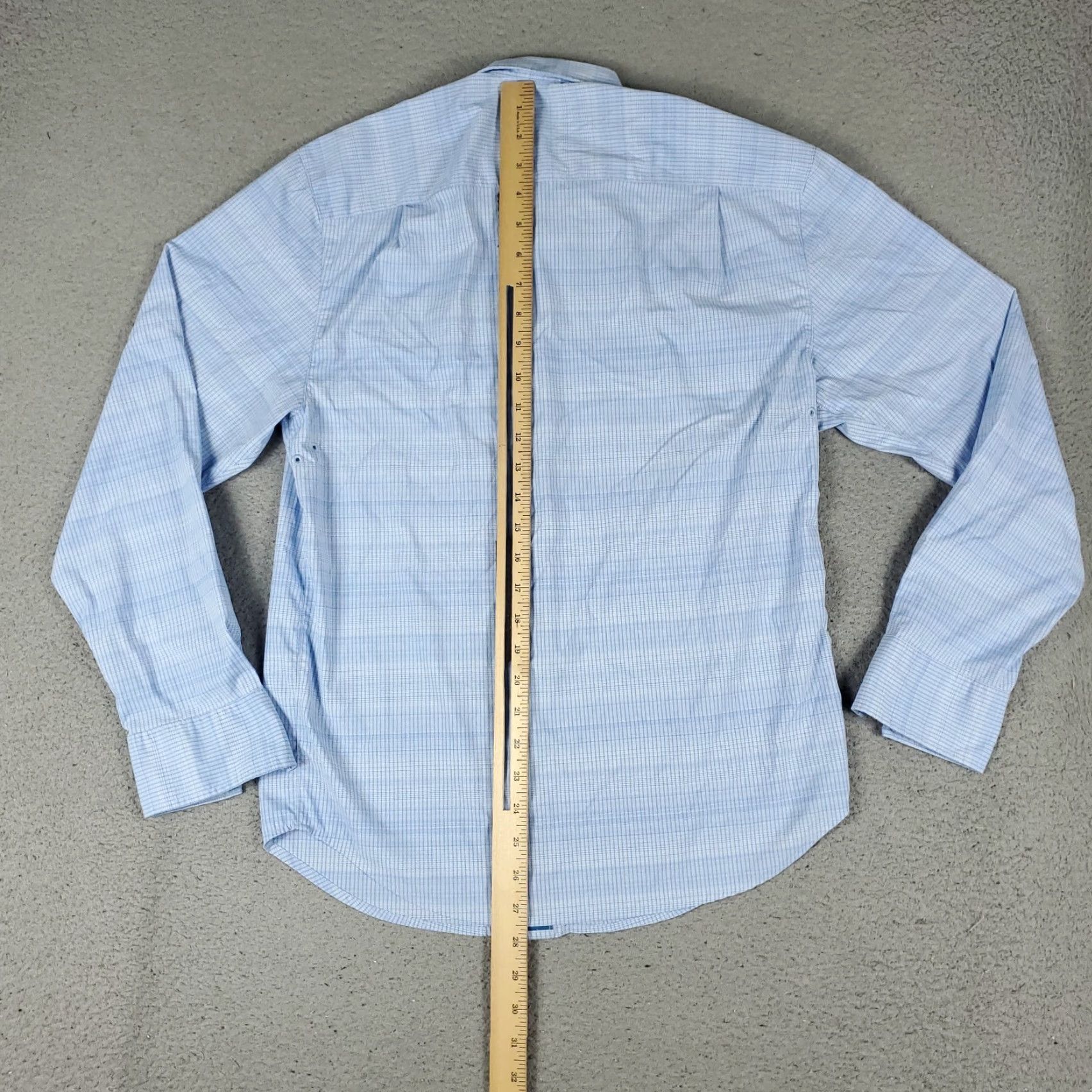 Tommy Bahama Tommy Bahama Shirt Mens Small Blue Plaid Nylon Button Up Long Sleeve Size US S / EU 44-46 / 1 - 5 Thumbnail