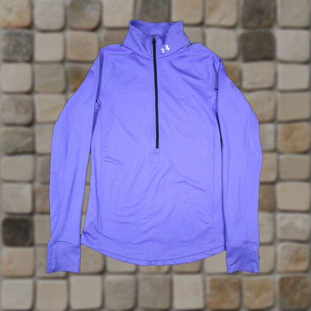 Under Armour Under Armour Sweater Xs Purple Cold Gear Running Half Zip Womens Size XS / US 0-2 / IT 36-38 - 1 Thumbnail
