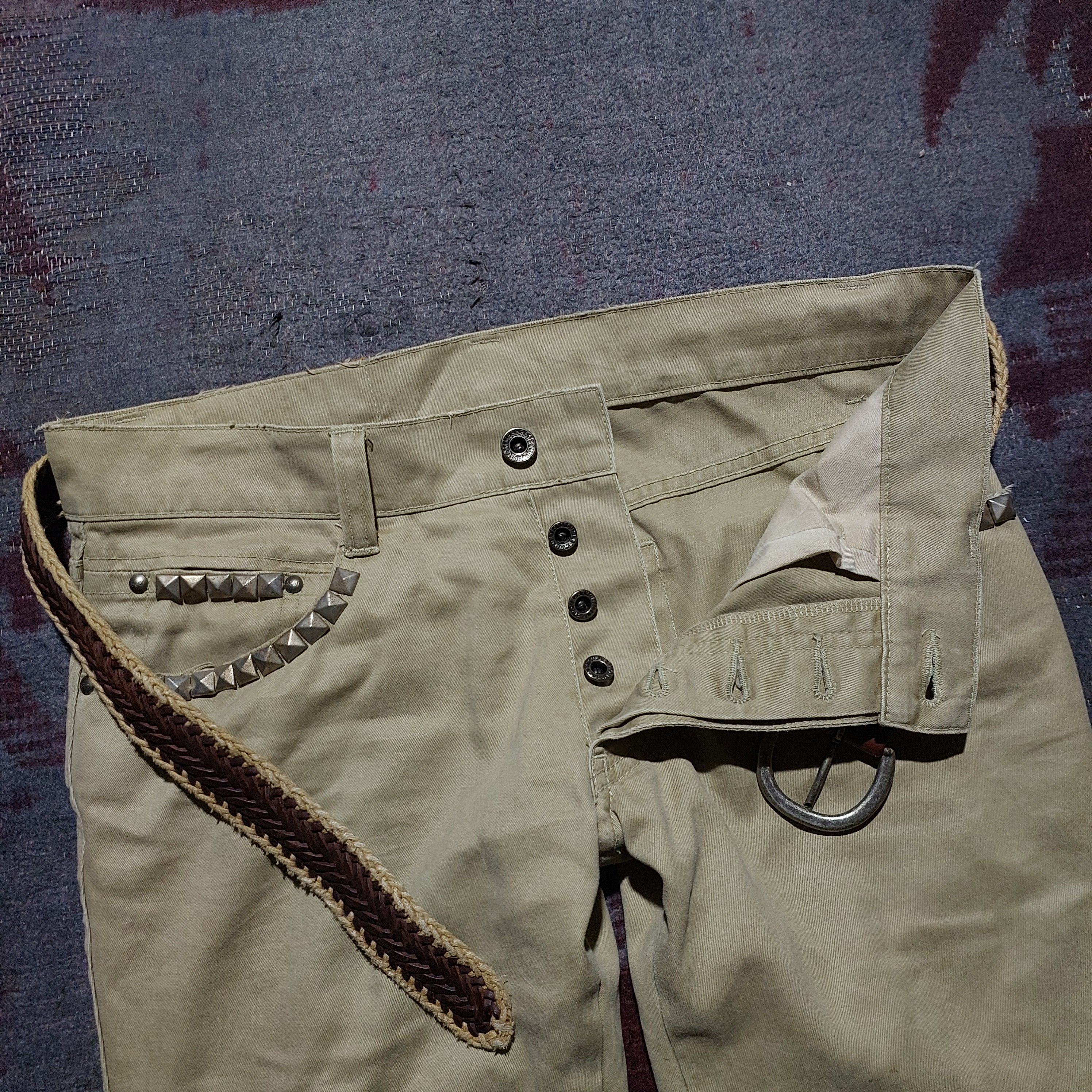 5351 POUR LES HOMMES × Japanese Brand Archive 5351 pour les hommes flare jeans plus belt Size US 32 / EU 48 - 8 Thumbnail