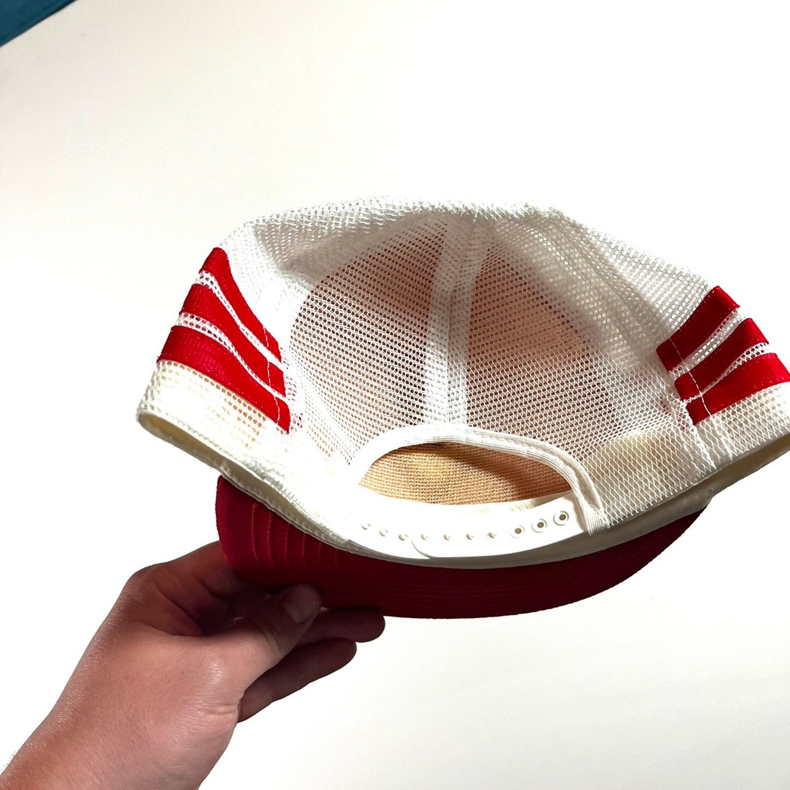 Vintage Vintage 1990’s Made in USA Thor Tools 3 Stripe Trucker Hat Size ONE SIZE - 9 Thumbnail