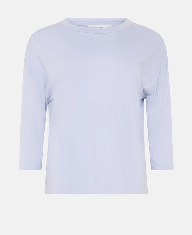 Vince Vince. Cotton 3/4 Sleep Top Lavender ( XS ) Size XS / US 0-2 / IT 36-38 - 2 Thumbnail